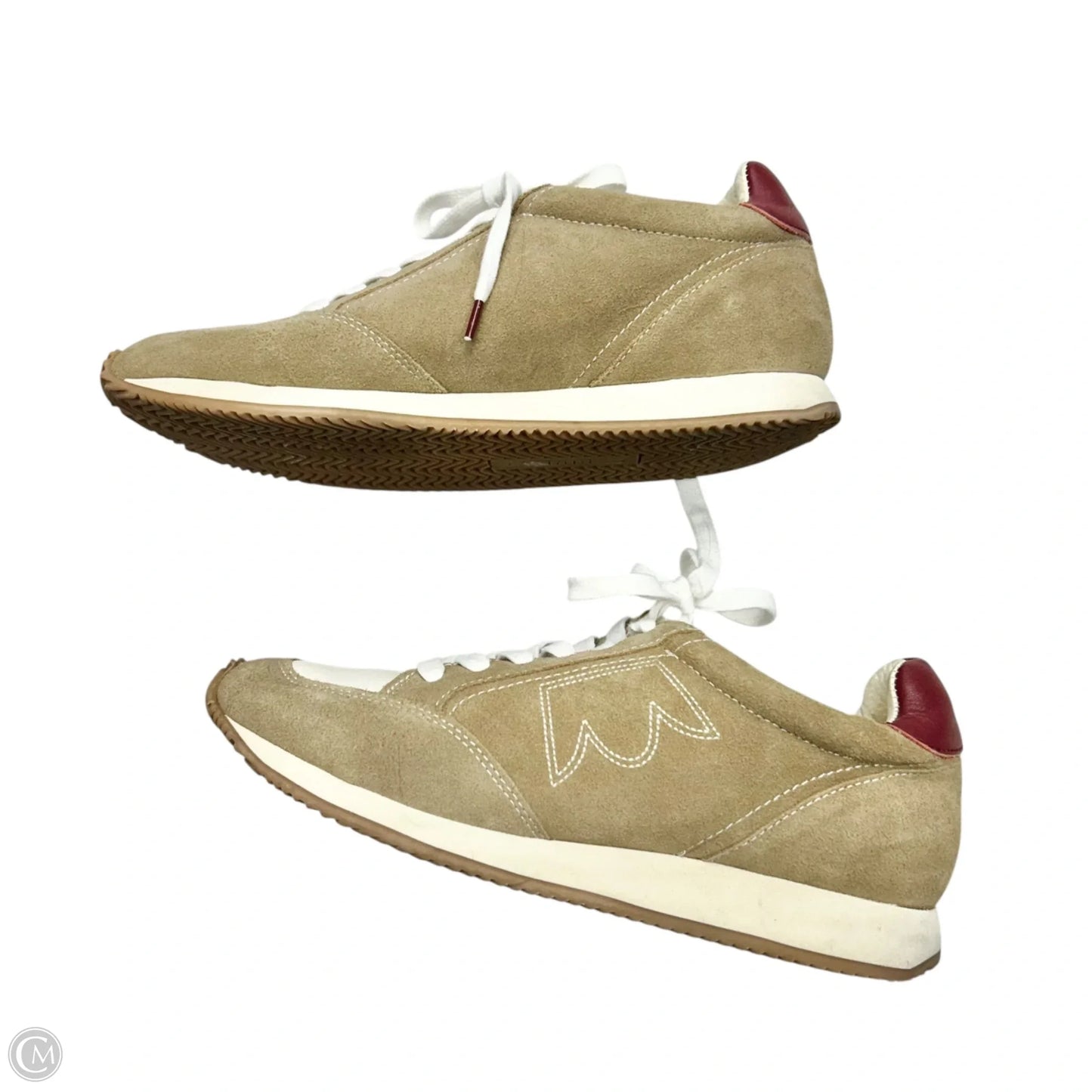 Shoes Sneakers By Birdies In Brown & Cream, Size: 9