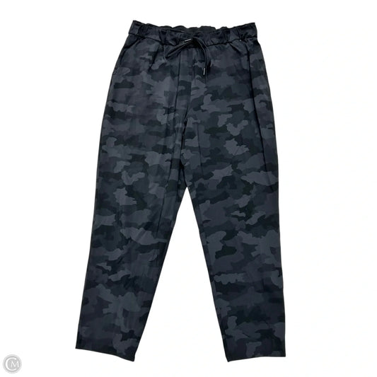Athletic Pants By Lululemon In Camouflage Print, Size: L