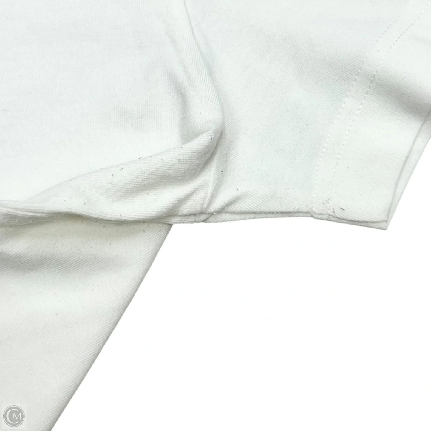 Top Short Sleeve Designer By Tory Burch In White, Size: L