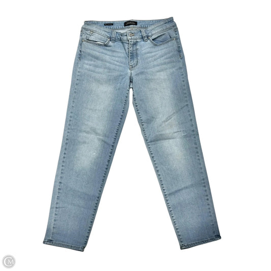 Jeans Straight By Talbots In Blue Denim, Size: 6