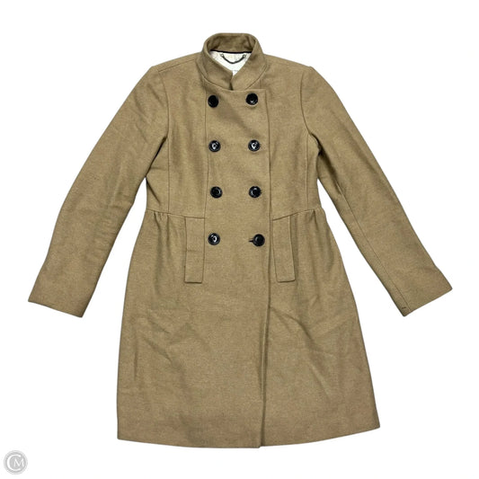 Coat Peacoat By Banana Republic In Tan, Size: M
