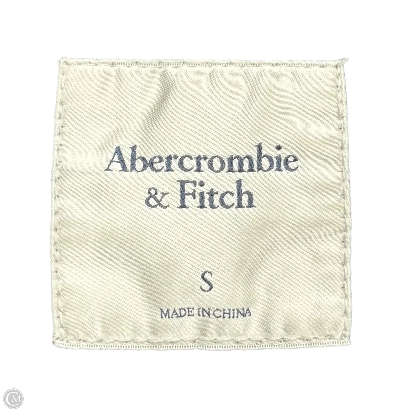 Jacket Denim By Abercrombie And Fitch In Black Denim, Size: S