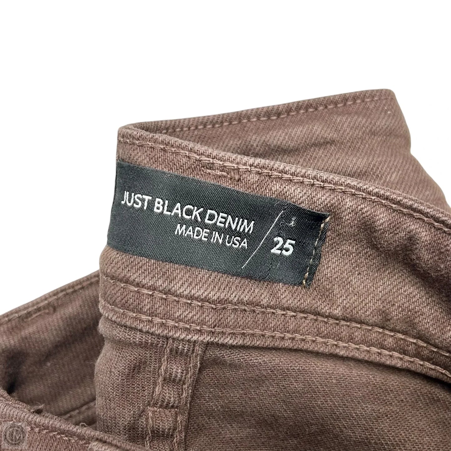 Jeans Wide Leg By Just Black In Brown Denim, Size: 0