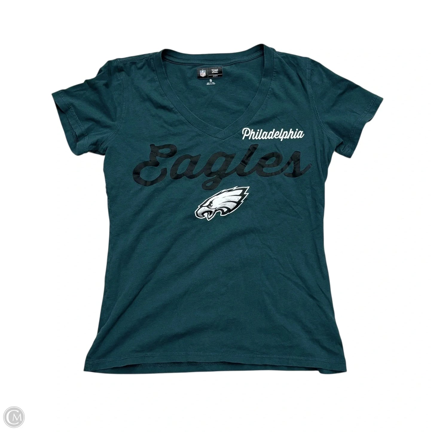Top Short Sleeve By Nfl In Green, Size: S