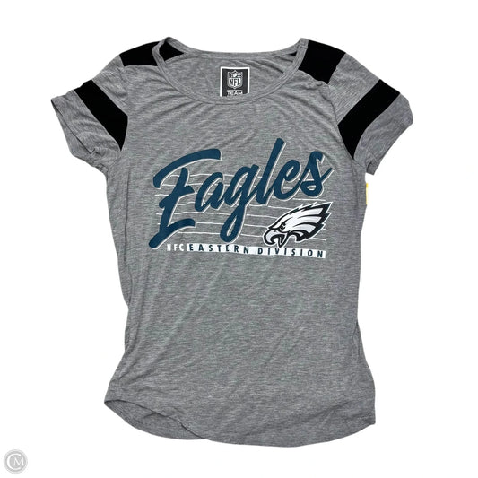 Top Short Sleeve By Nfl In Grey, Size: S