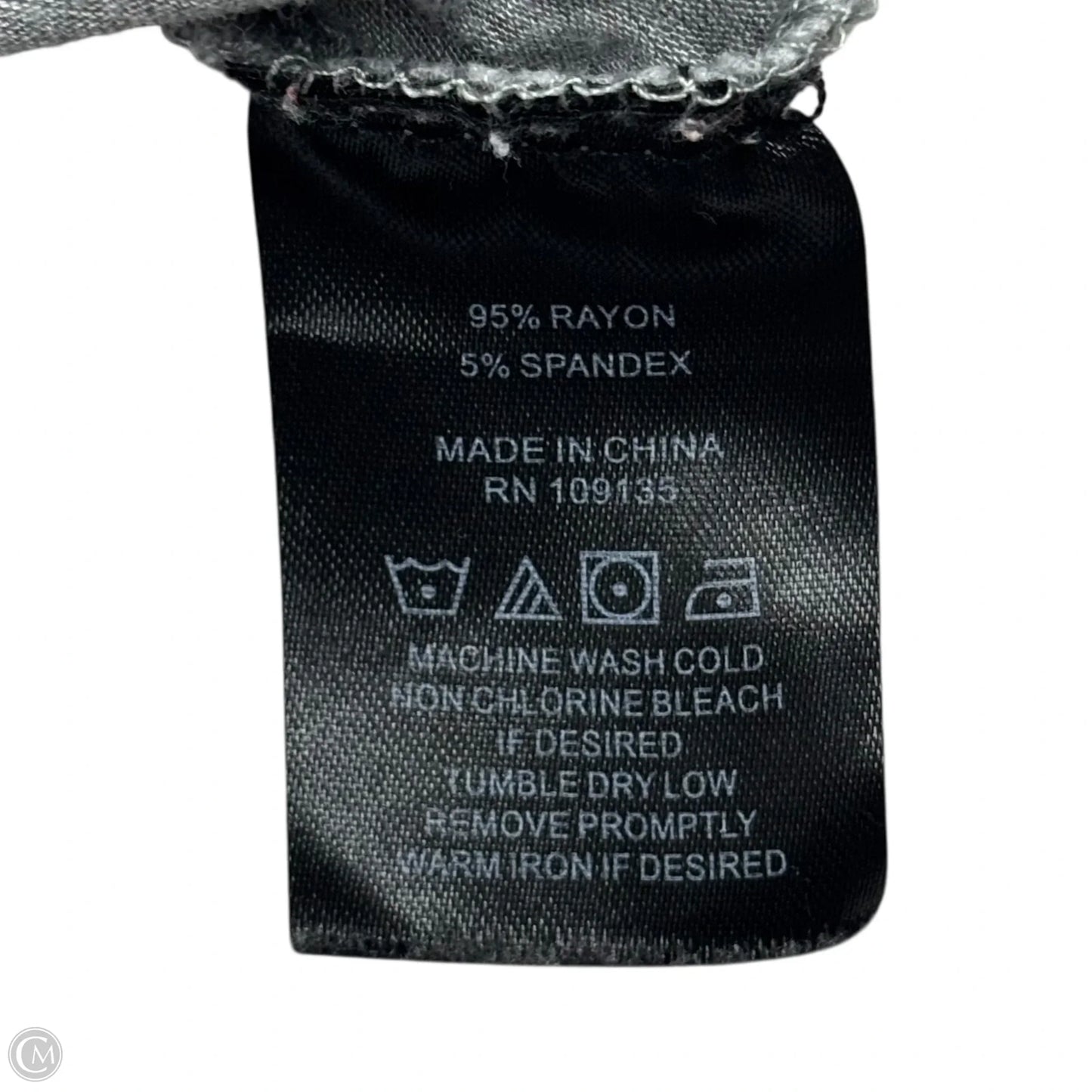 Top Short Sleeve By Nfl In Grey, Size: S