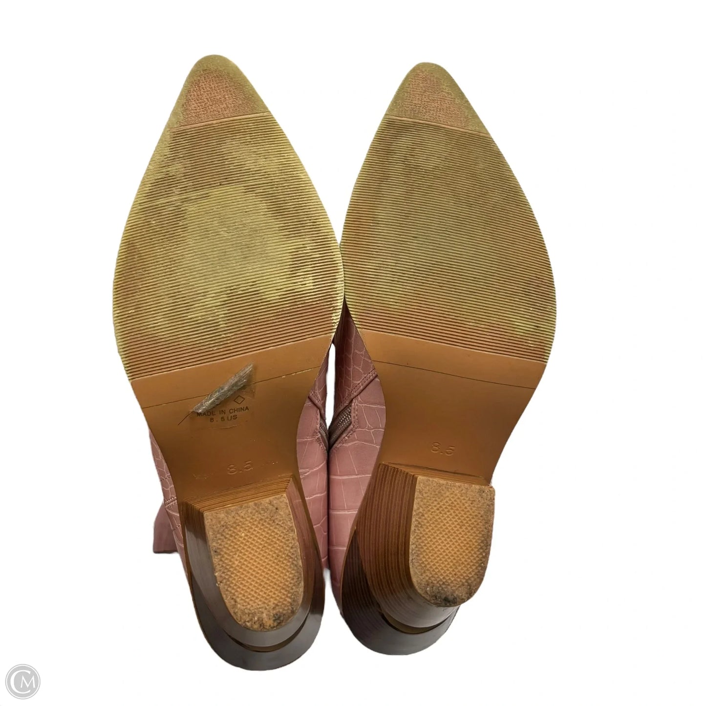 Boots Western By Fashion Nova In Pink, Size: 8.5