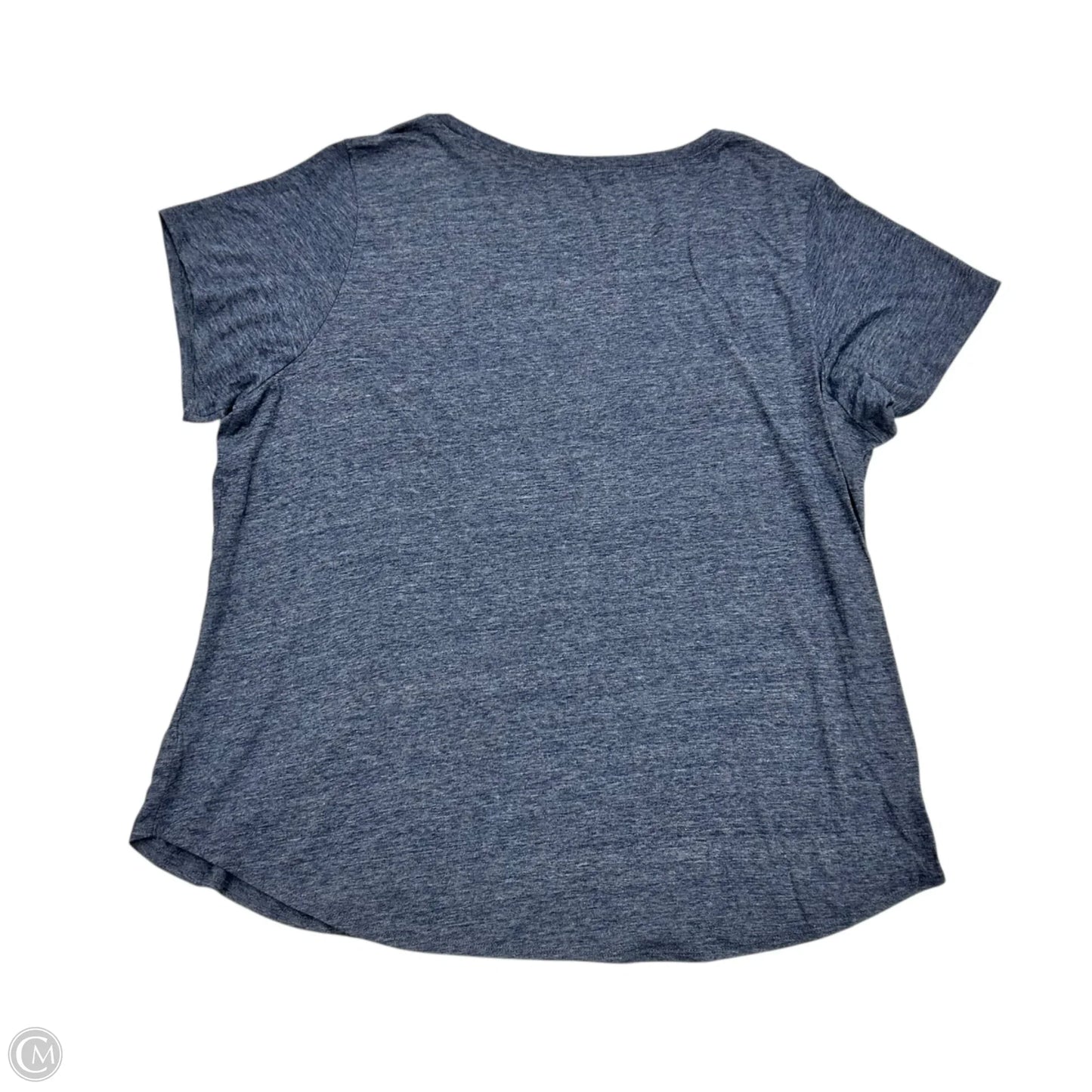 Top Short Sleeve By Lucky Brand In Blue, Size: Xxl