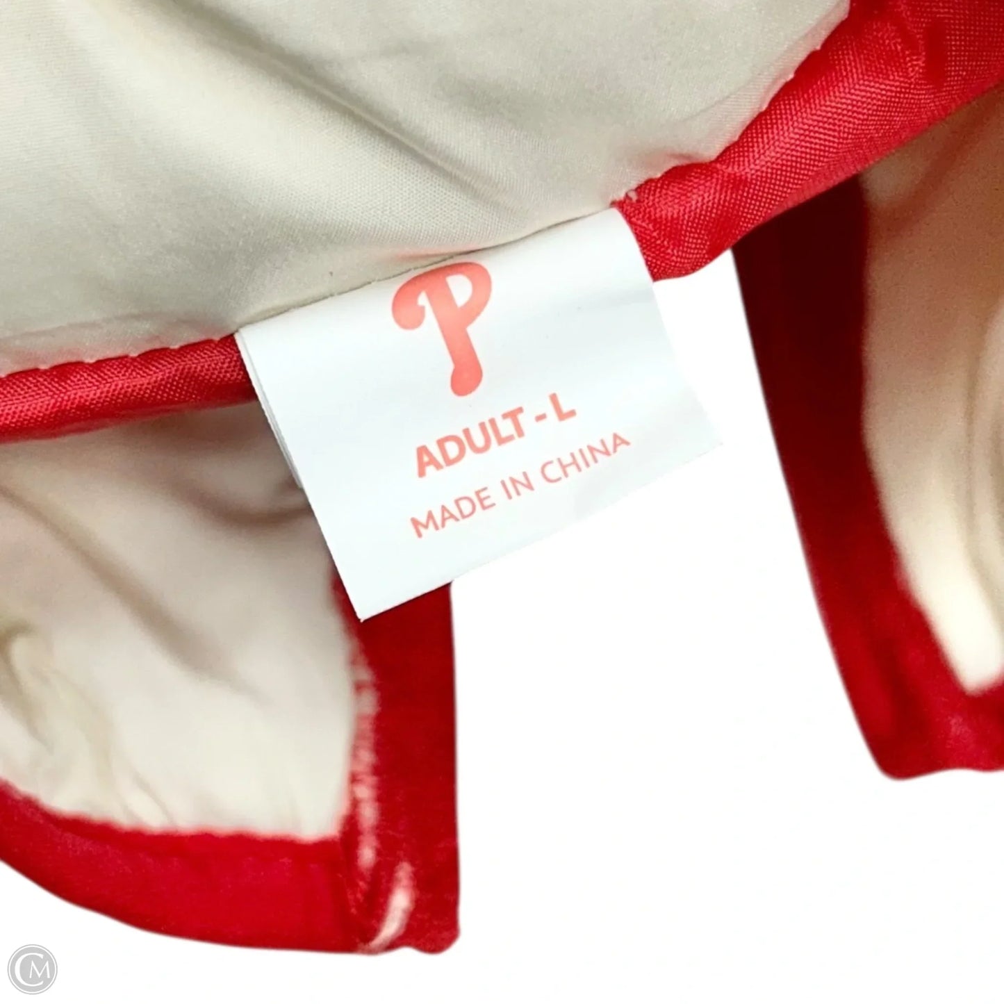 Vest Puffer & Quilted In Red & Tan, Size: L