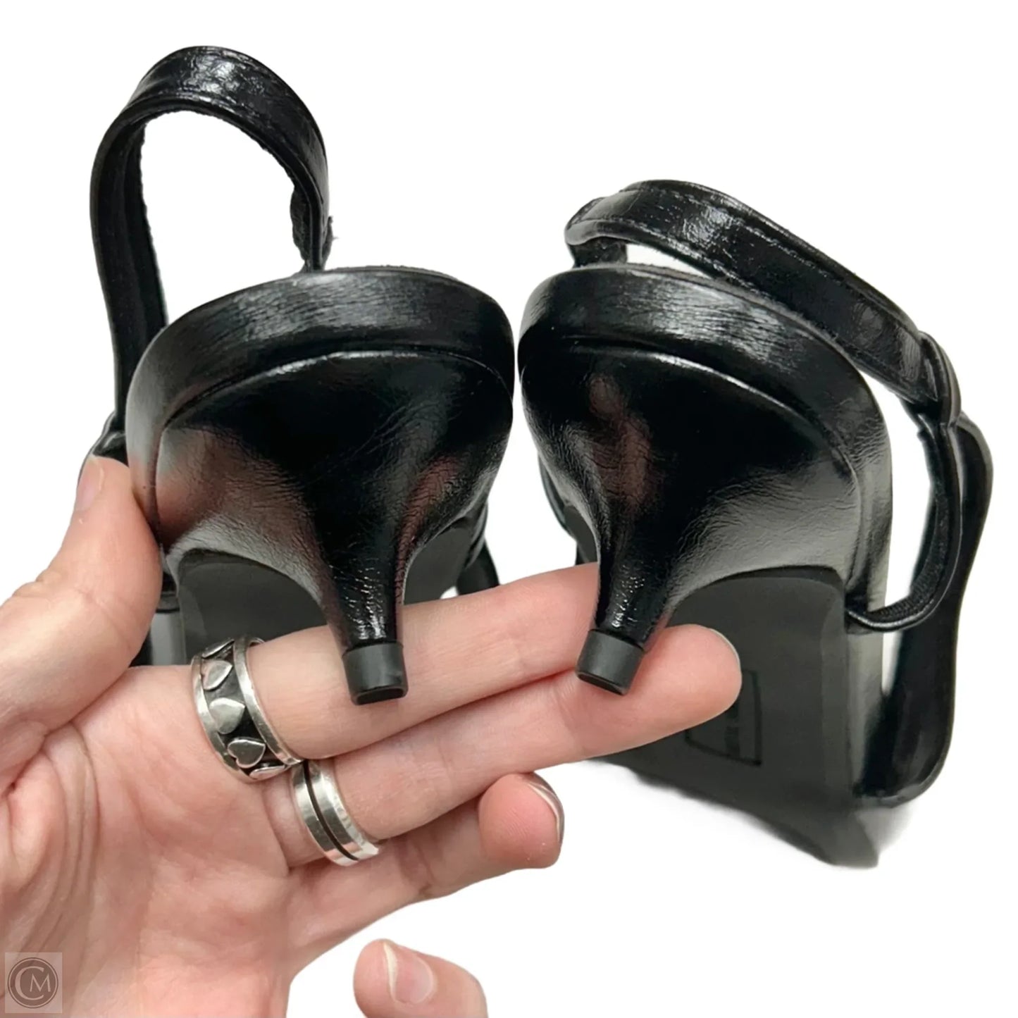 Shoes Heels Kitten By Anne Klein In Black, Size: 7.5