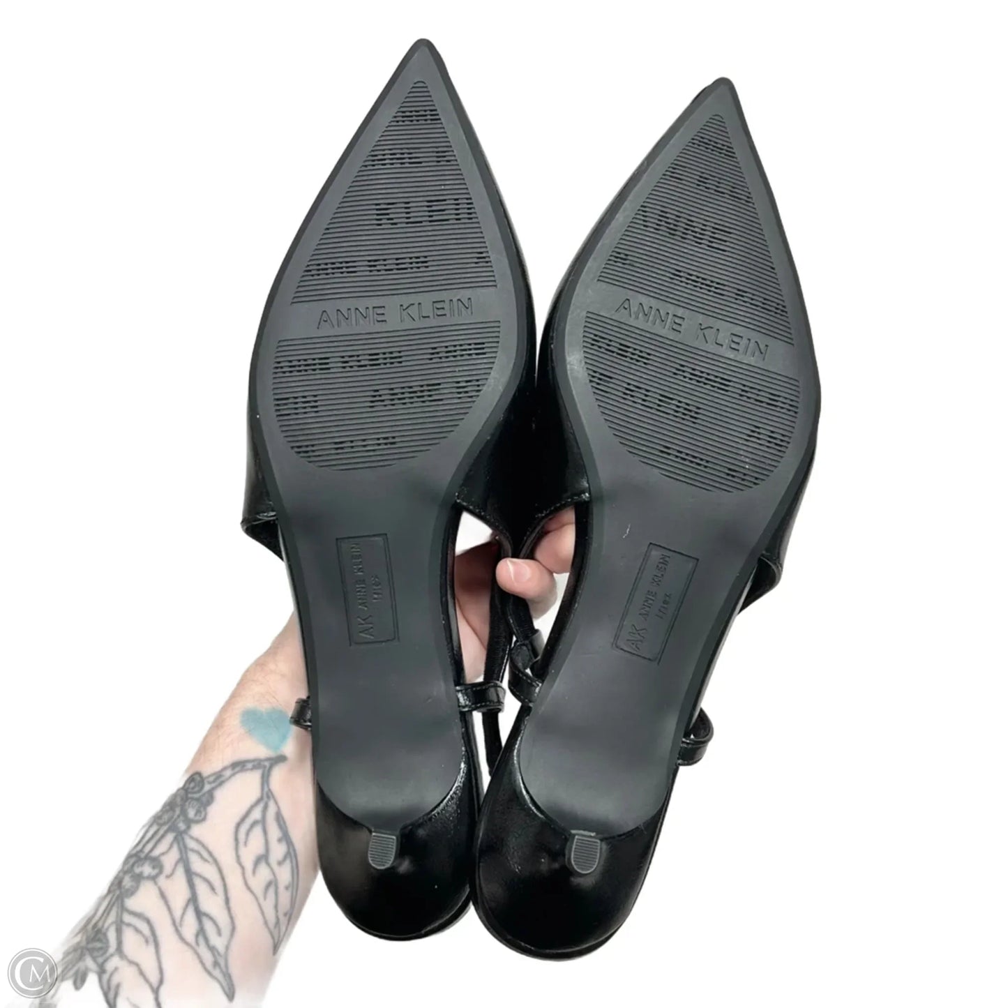 Shoes Heels Kitten By Anne Klein In Black, Size: 7.5