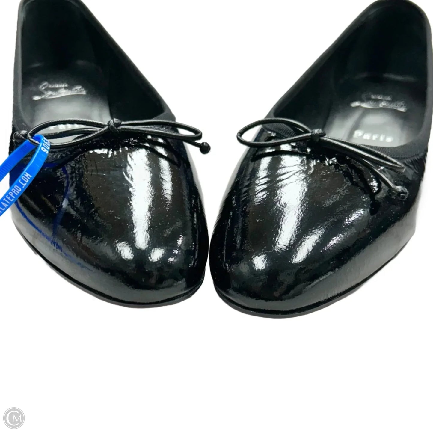 Shoes Luxury Designer By Christian Louboutin In Black, Size: 9