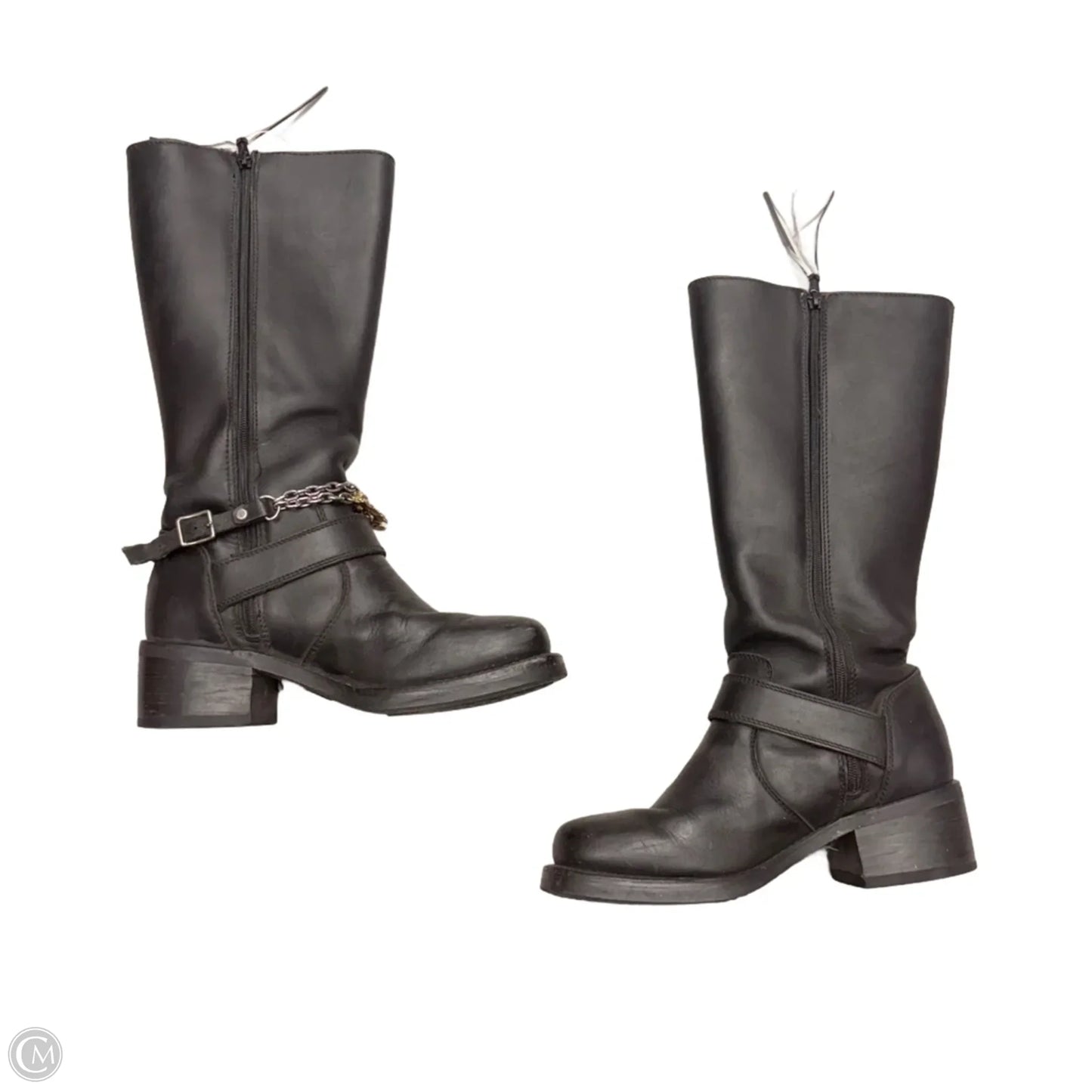 Boots Designer By Frye In Black, Size: 7.5