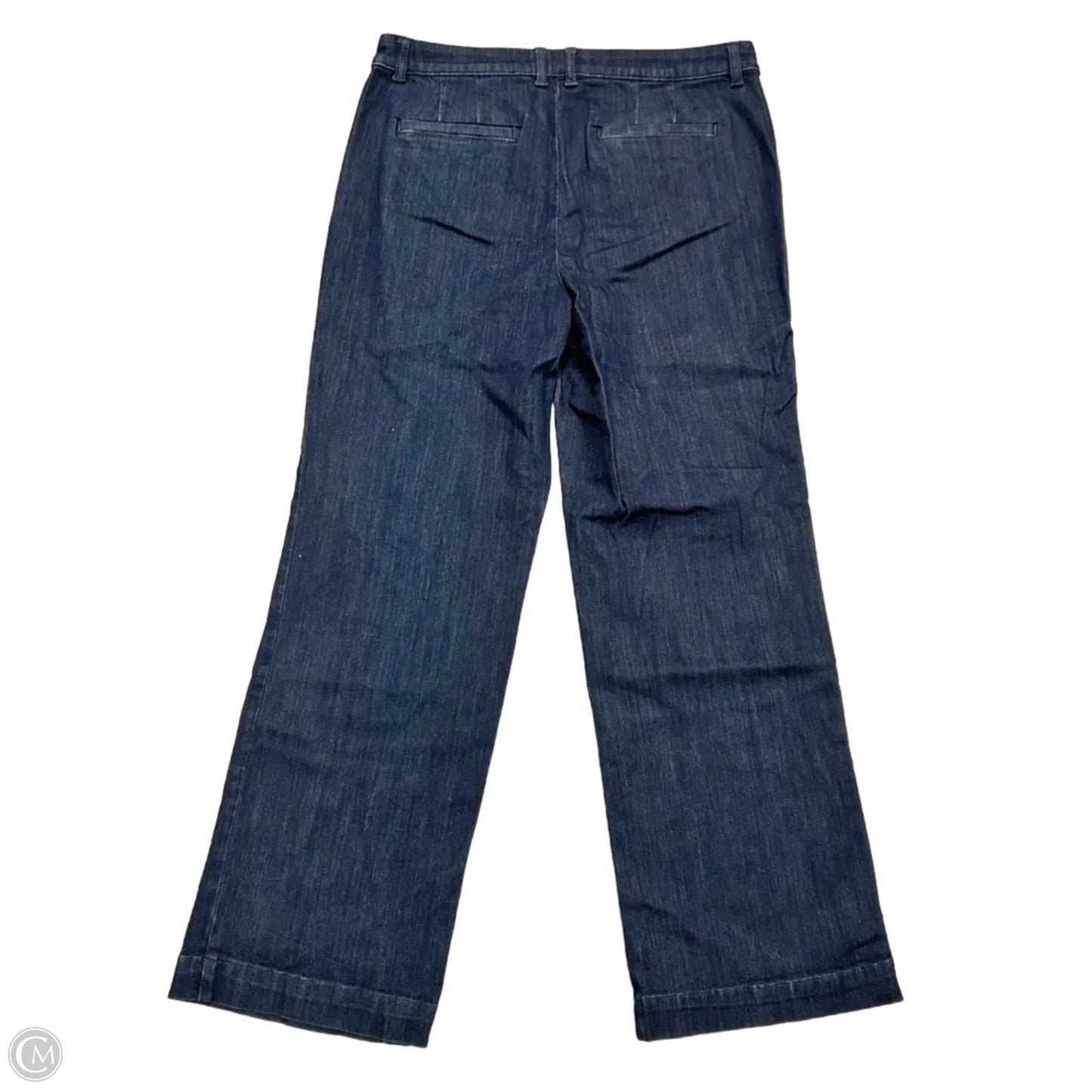 Jeans Wide Leg By Talbots In Blue Denim, Size: 12