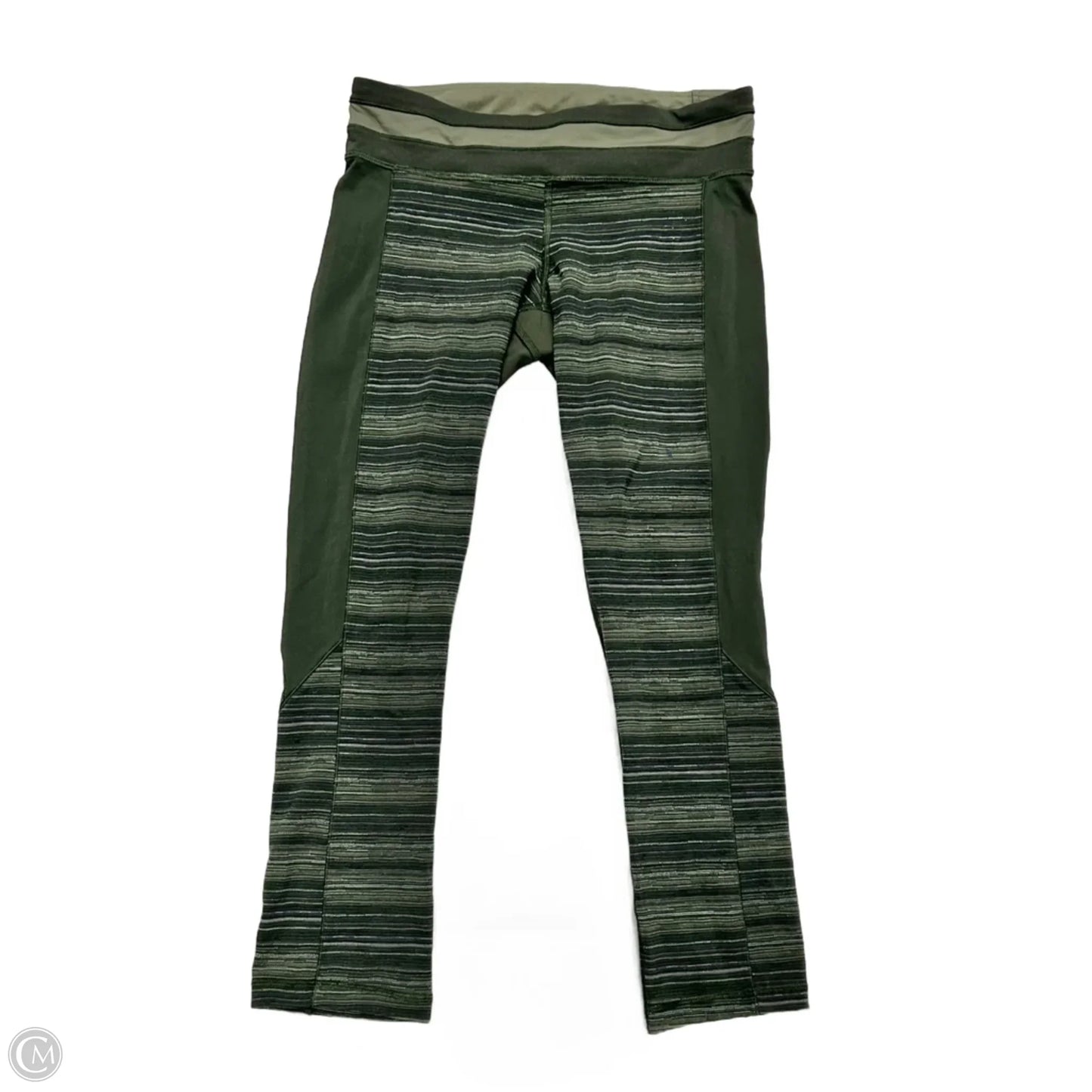 Athletic Leggings Capris By Lululemon In Green, Size: S
