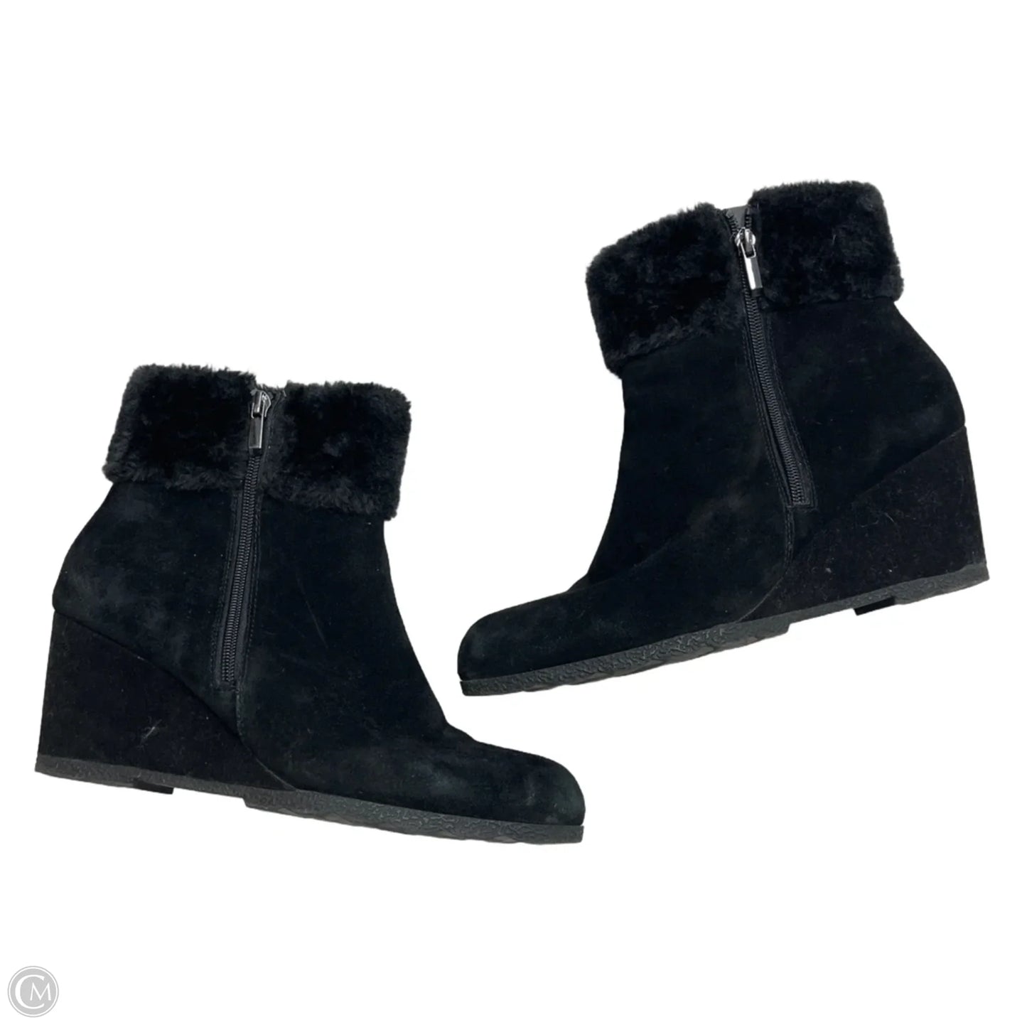 Boots Ankle Heels By Alfani In Black, Size: 11