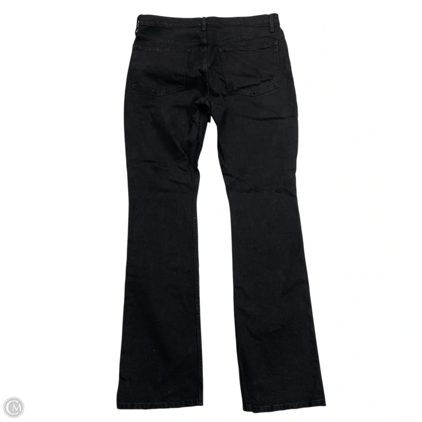 Jeans Straight By Adriano Goldschmied In Black Denim, Size: 12