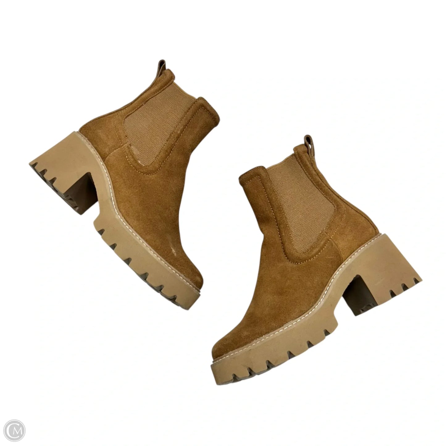 Boots Ankle Heels By Dolce Vita In Brown, Size: 6