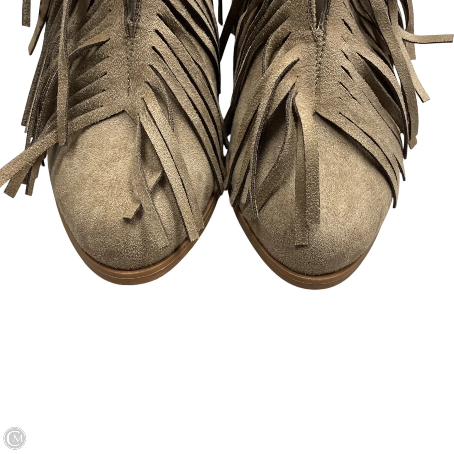Boots Ankle Heels By Pierre Dumas In Tan, Size: 7.5