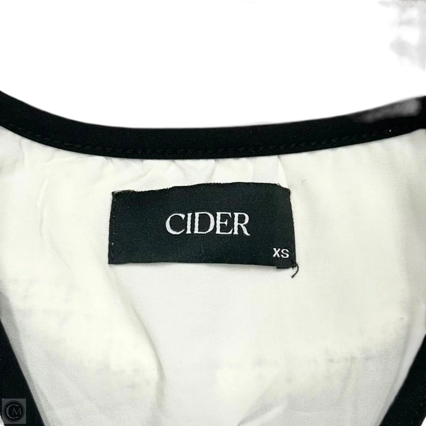 Vest Faux Fur & Sherpa By Cider In Black & White, Size: Xs