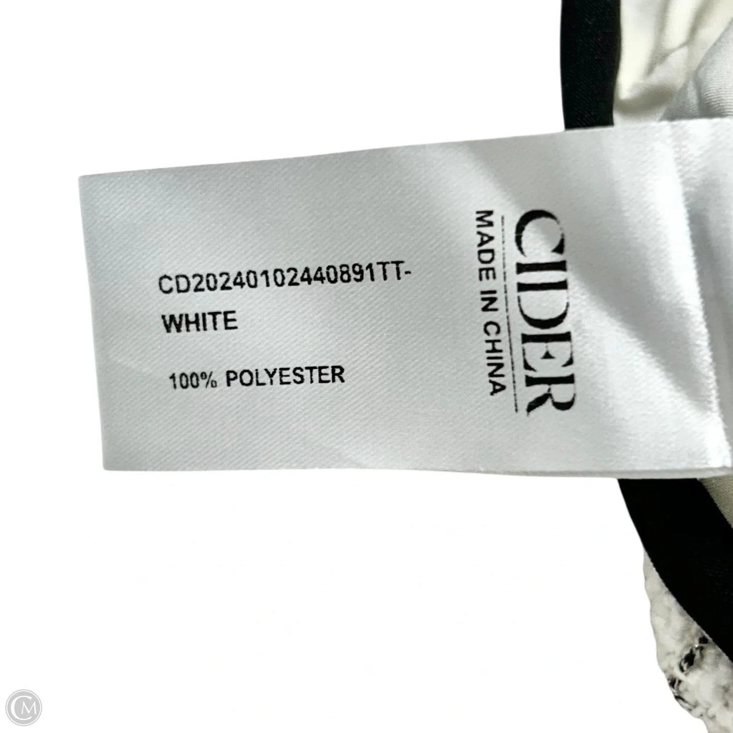 Vest Faux Fur & Sherpa By Cider In Black & White, Size: Xs