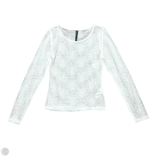 Top Long Sleeve By Anthropologie In White, Size: Xs