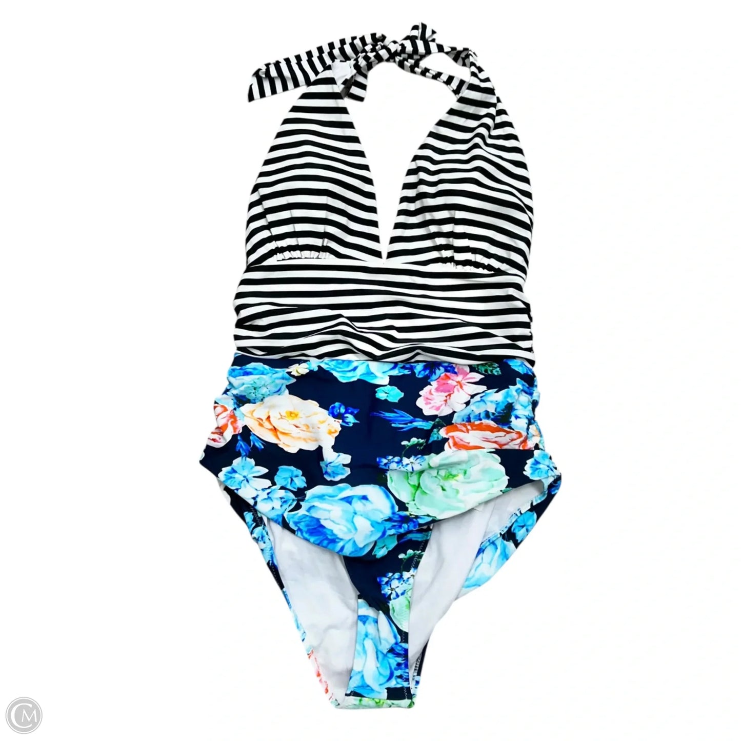 Swimsuit By Cupshe In Black & White, Size: Xl