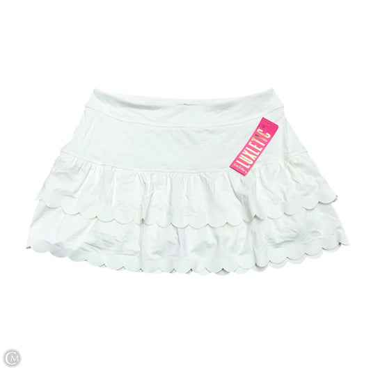 Skort Designer By Lilly Pulitzer In White, Size: M