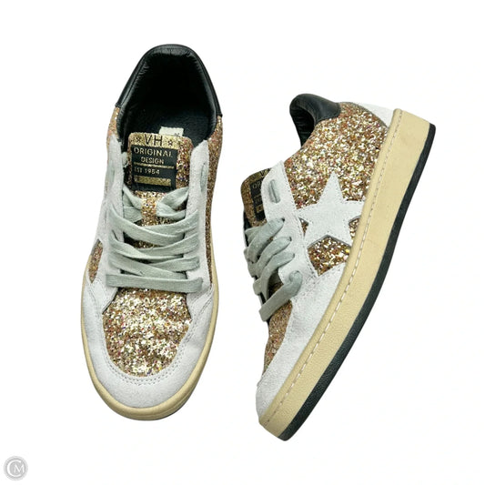 Shoes Sneakers By Vintage Havana In Gold, Size: 8.5