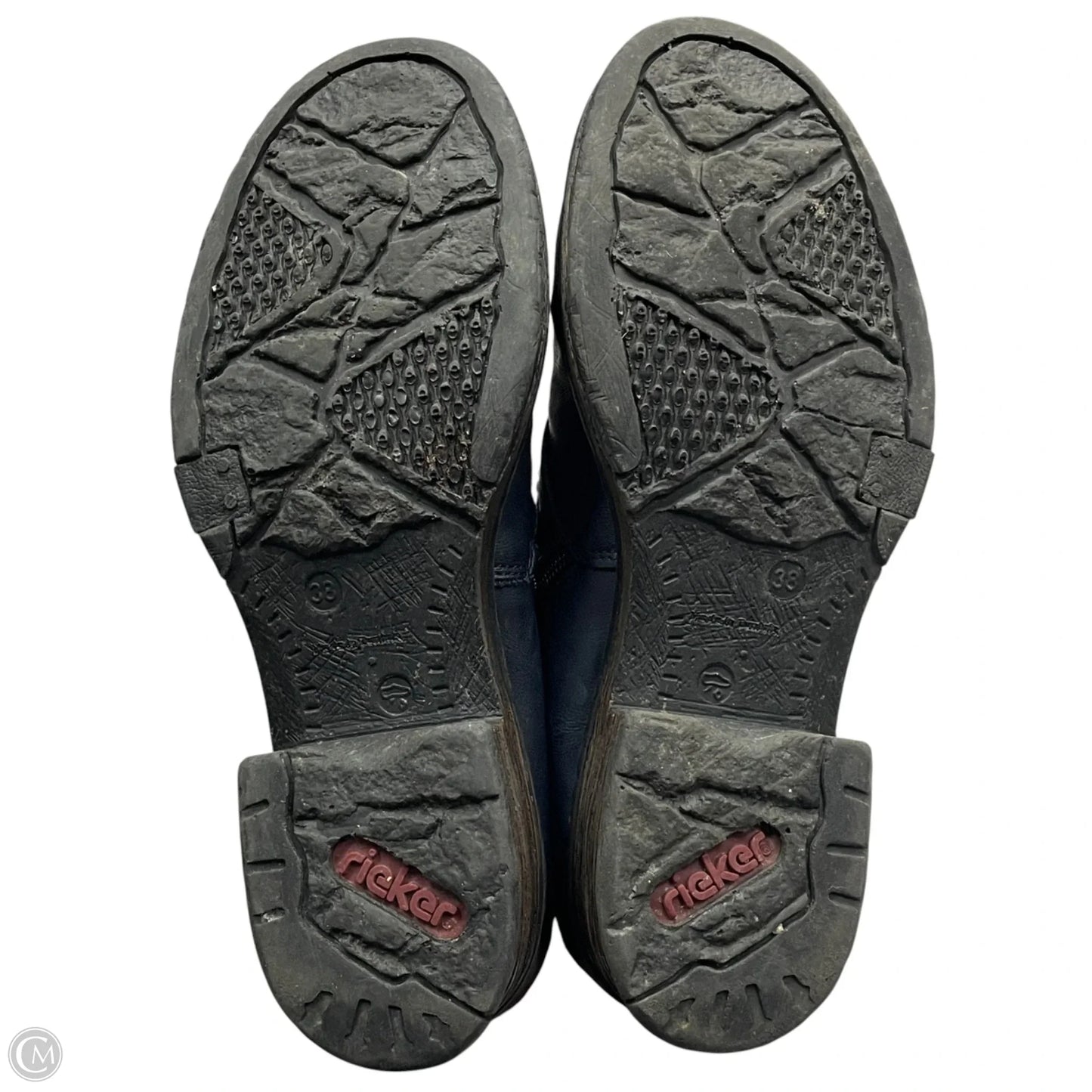 Boots Ankle Flats By Riekers In Navy, Size: 7.5
