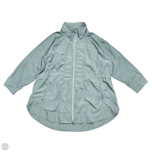 Athletic Jacket By Athleta In Blue, Size: 2x