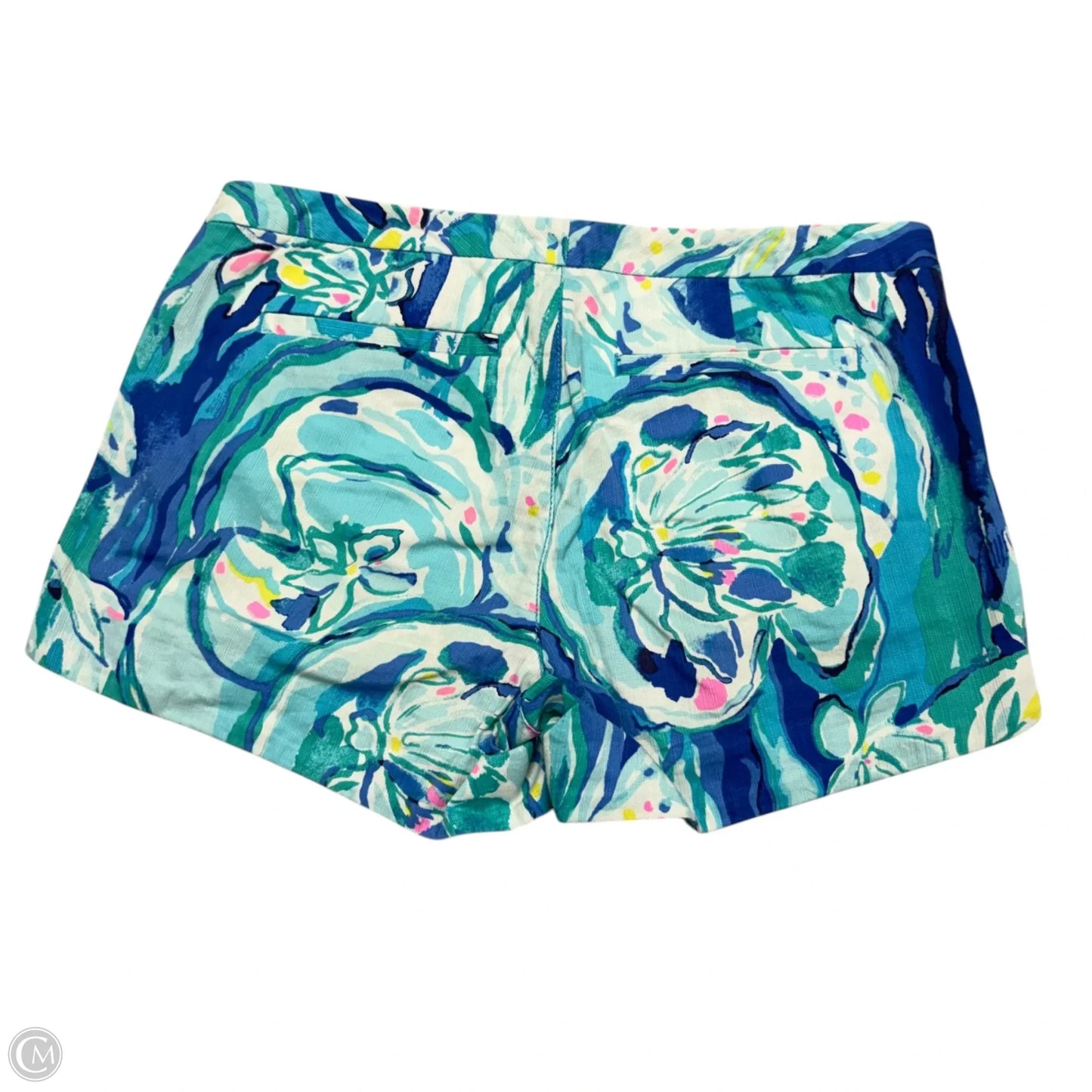 Shorts Designer By Lilly Pulitzer In Blue & White, Size: 0