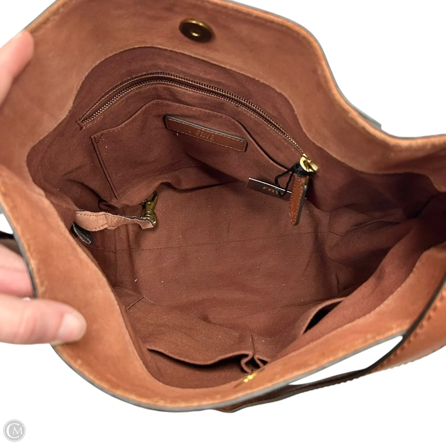 Handbag Designer By Frye, Size: Medium