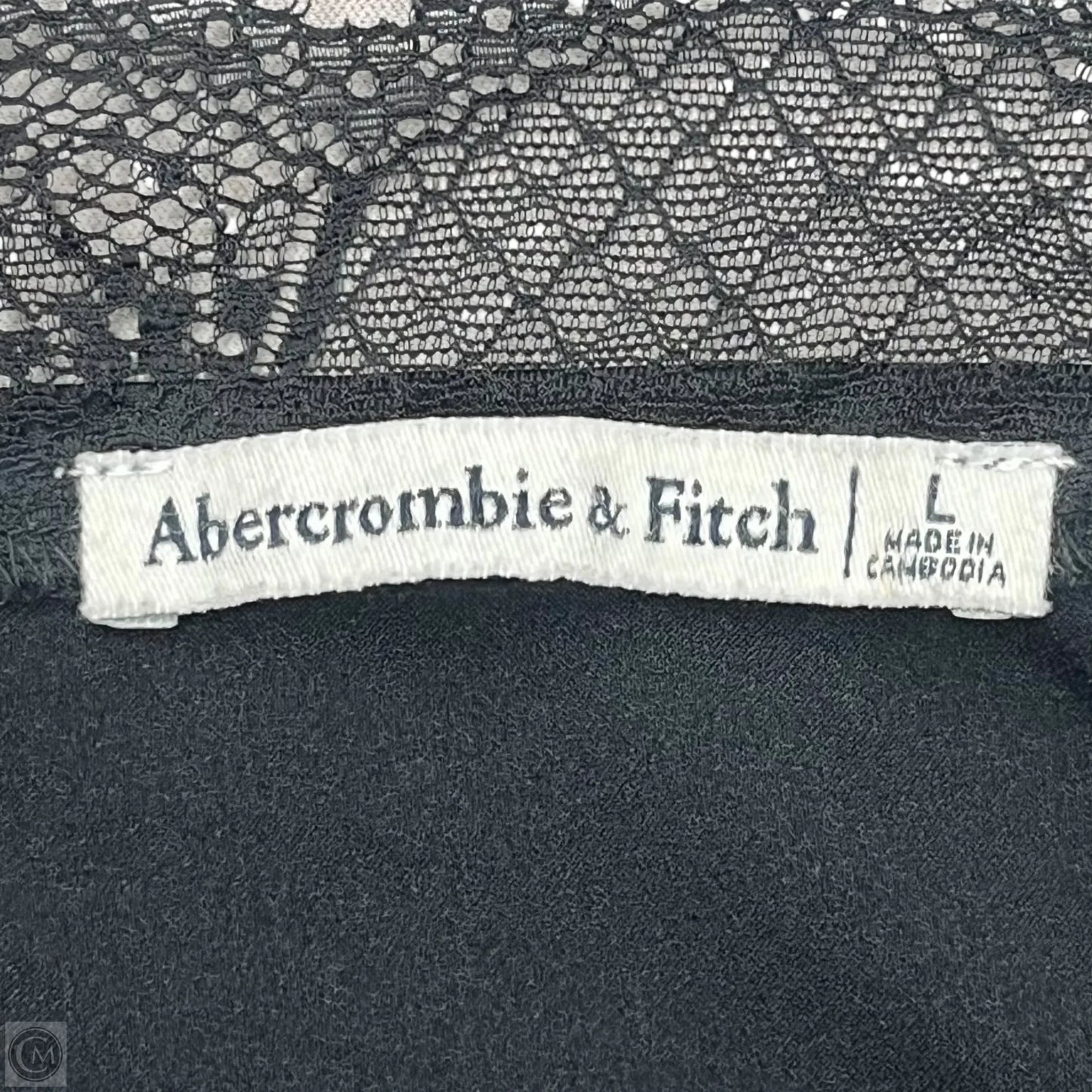 Tank Top By Abercrombie And Fitch In Black, Size: L