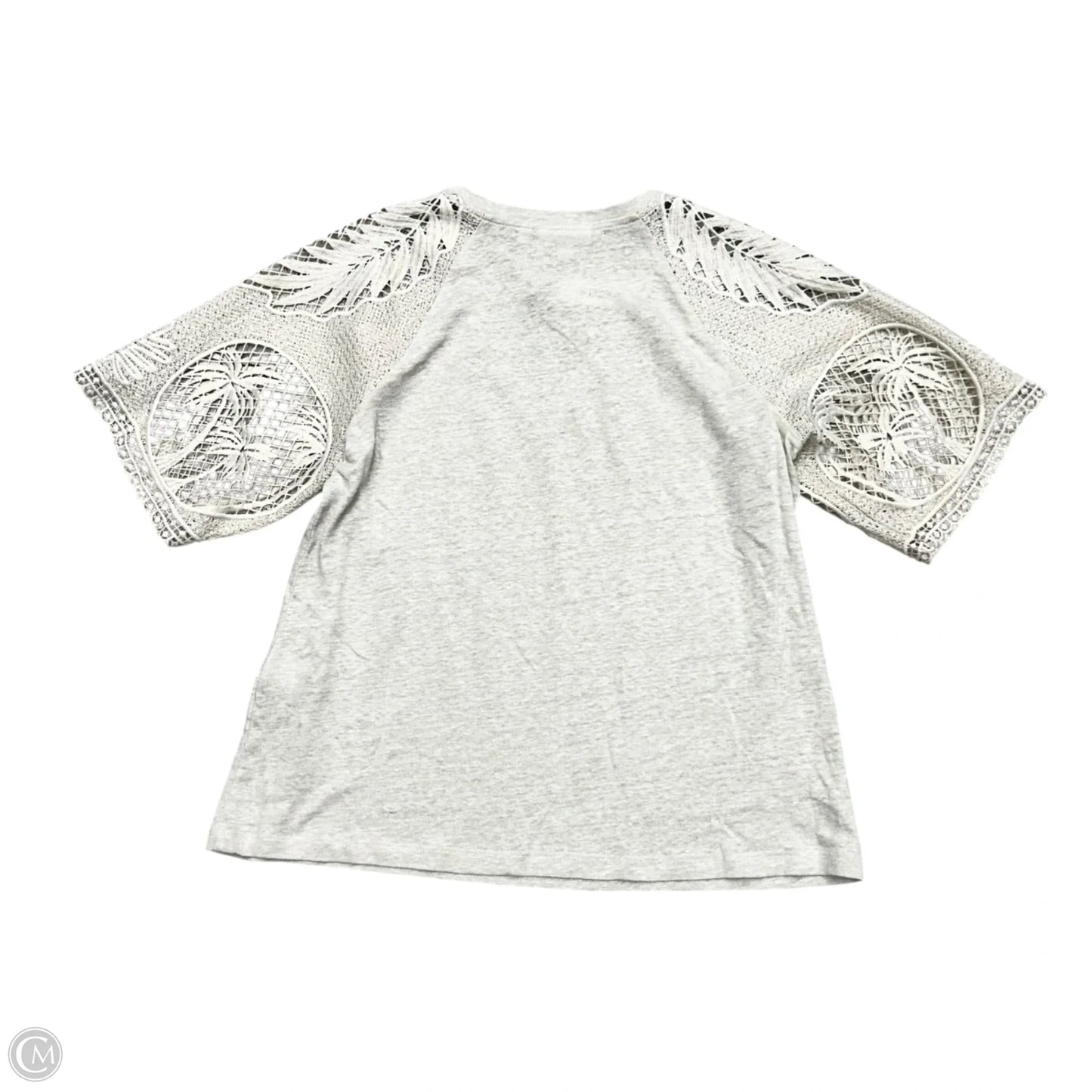 Top Short Sleeve By Chicos In Beige, Size: M