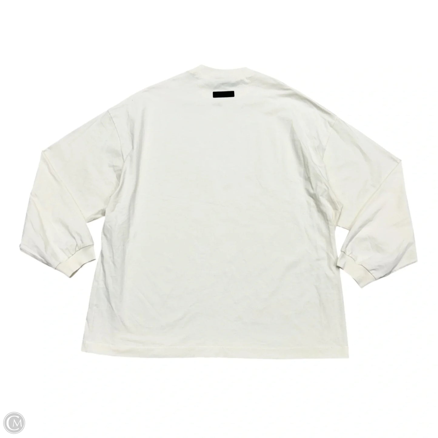 Top Long Sleeve By Essentials Fear Of God In Cream, Size: S