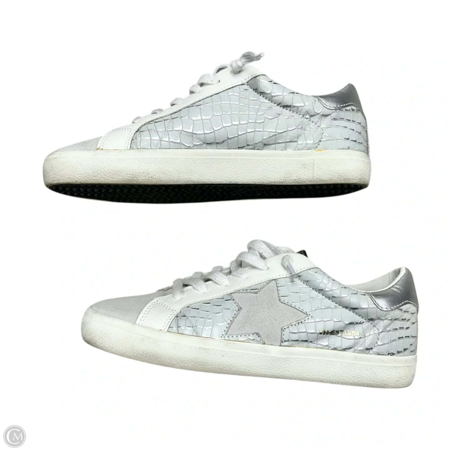 Shoes Sneakers By Vintage Havana In Grey & White, Size: 8.5