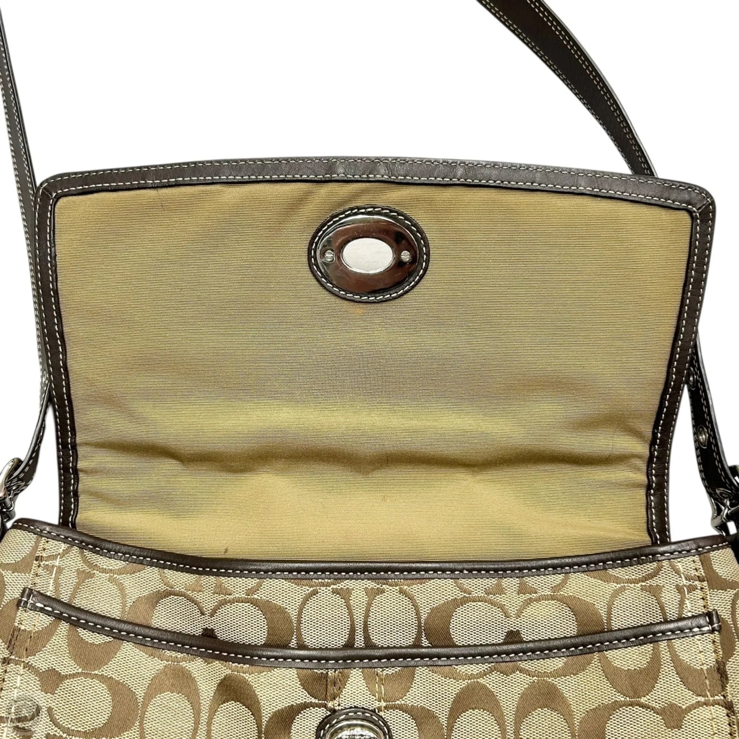 Crossbody Designer By Coach, Size: Medium