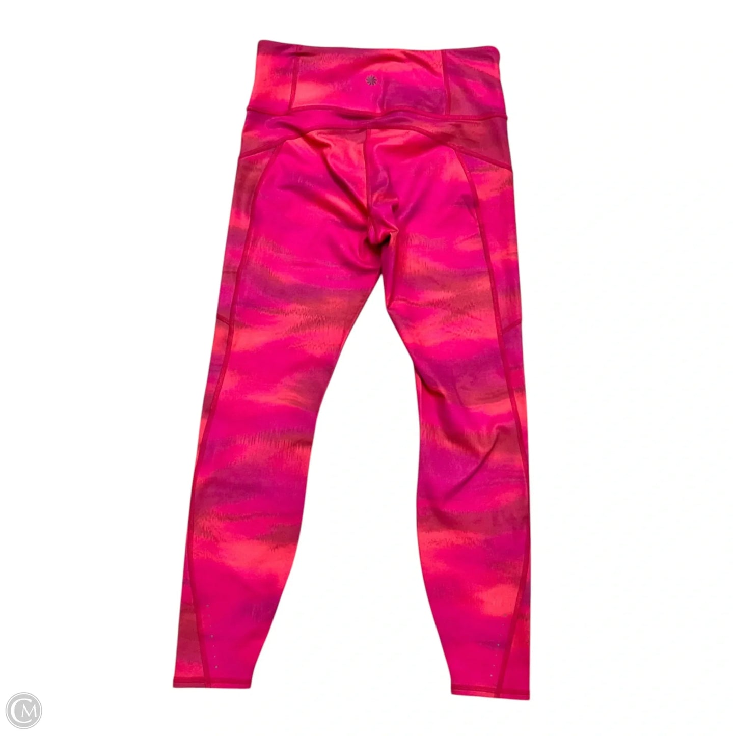 Athletic Leggings By Athleta In Pink & Purple, Size: M