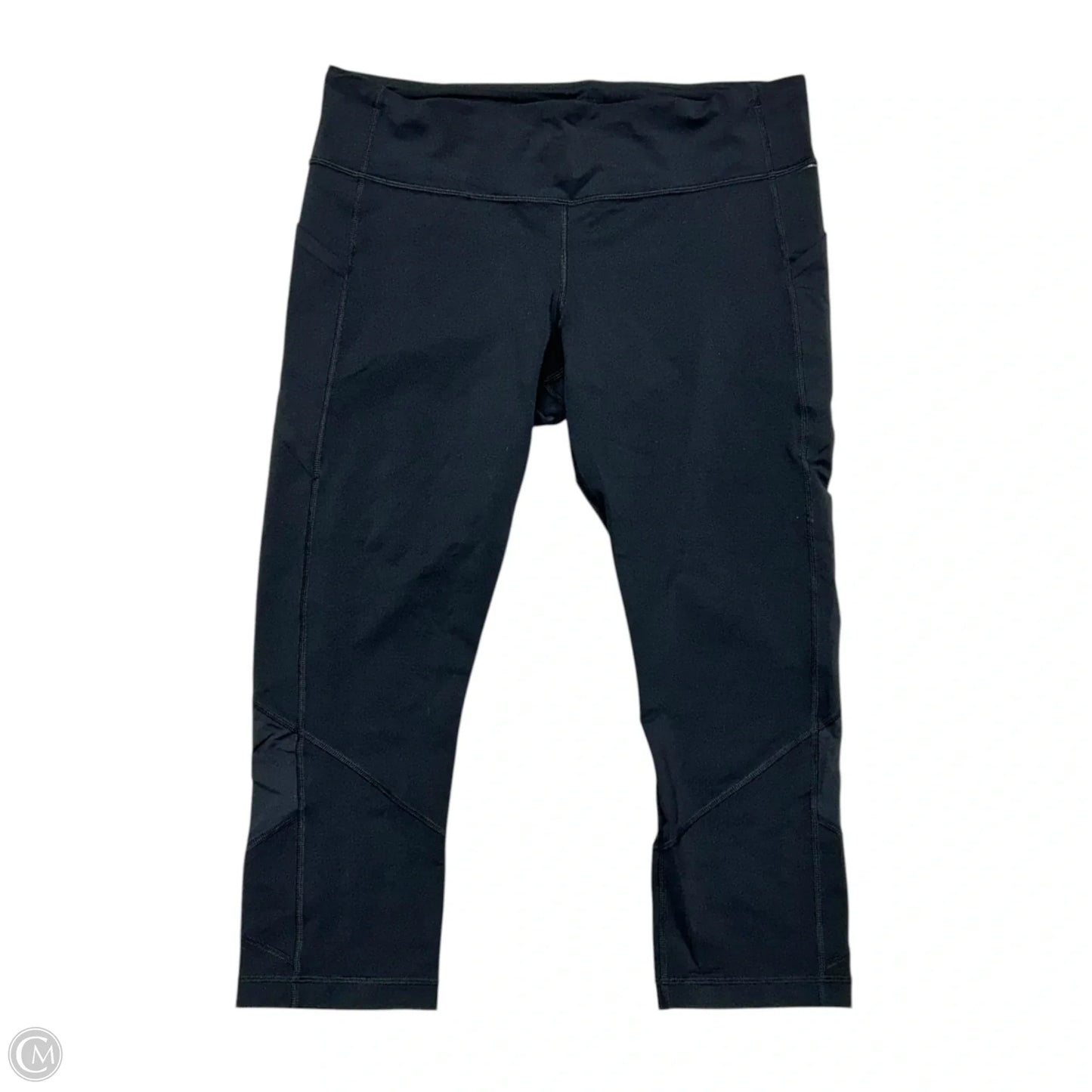 Athletic Leggings Capris By Lululemon In Black, Size: L