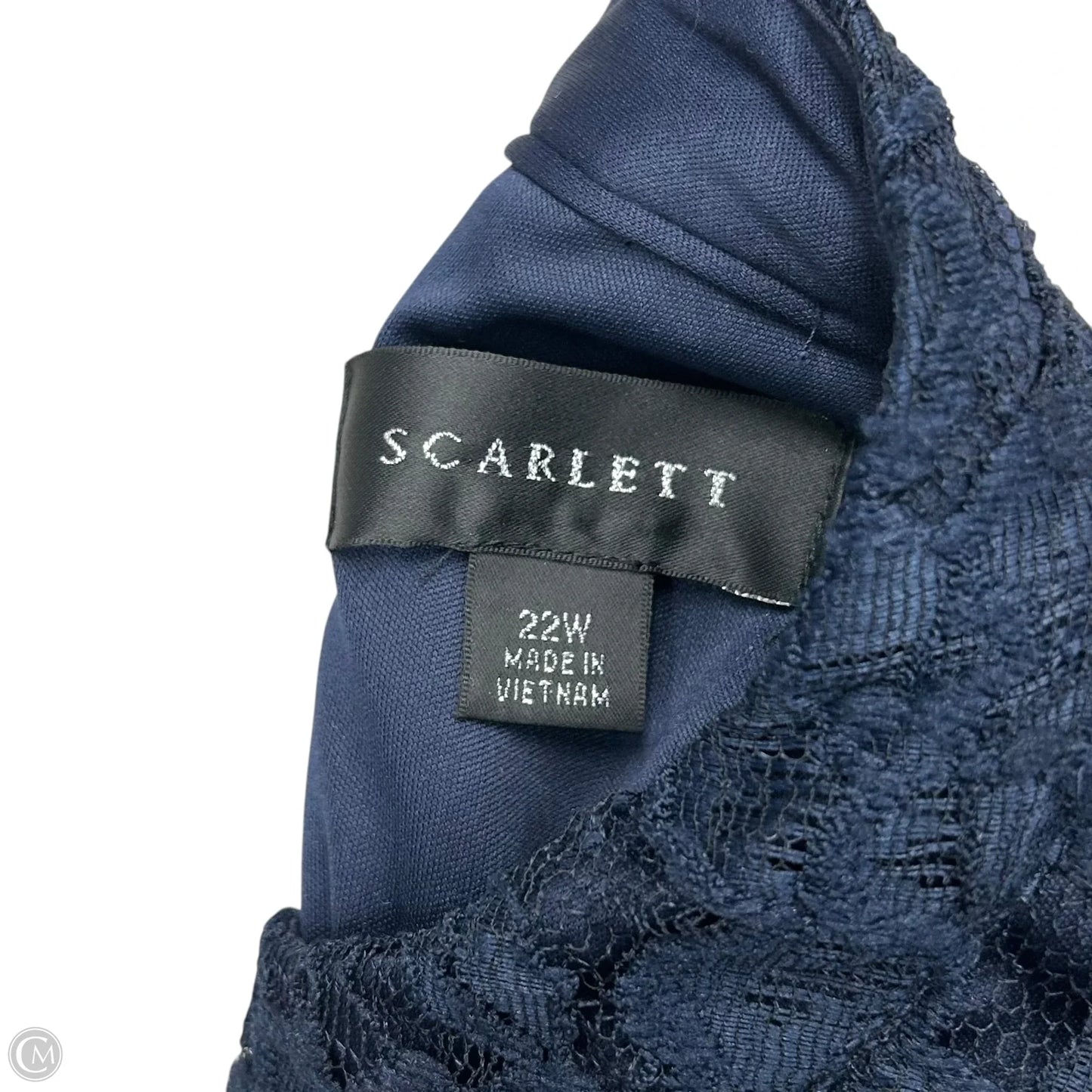 Dress Party Midi By Scarlett In Navy, Size: 3x