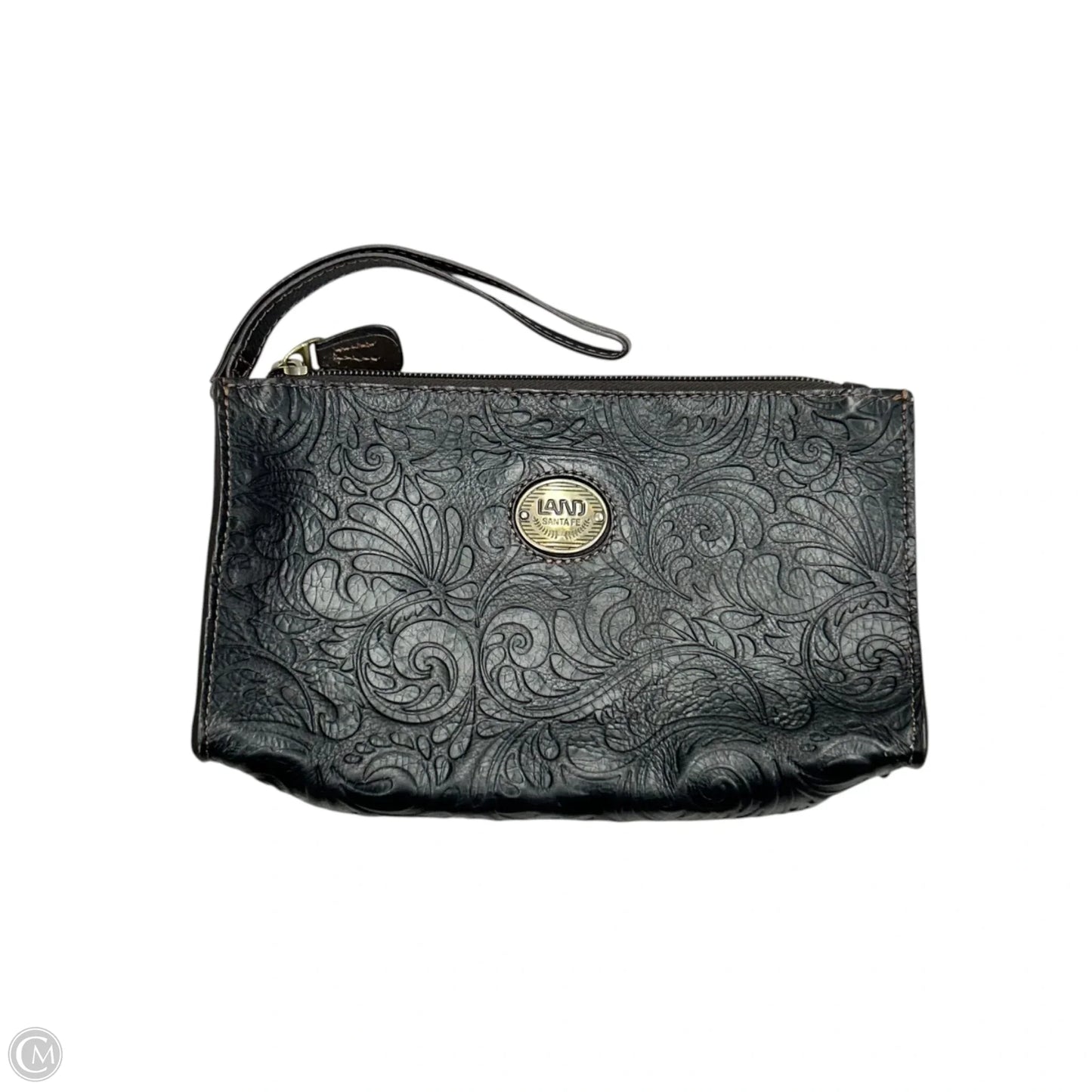 Wristlet Leather By Land, Size: Medium