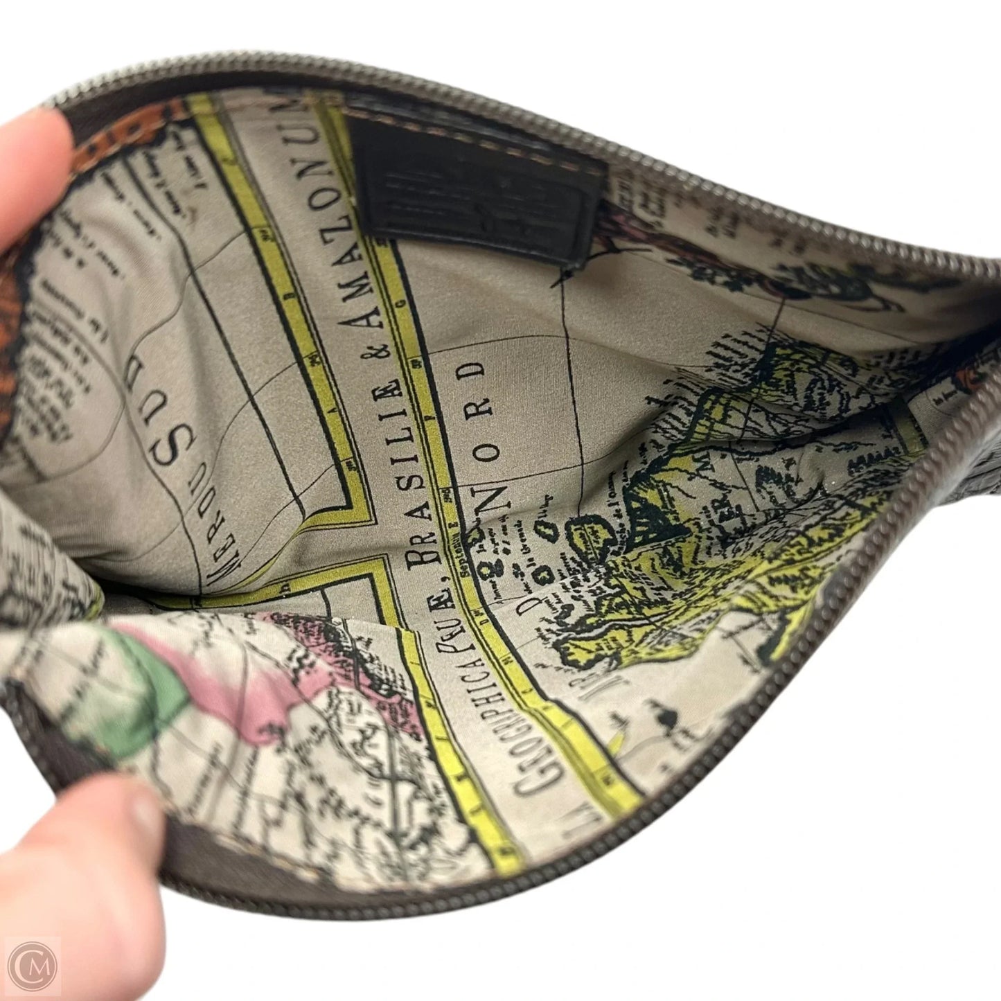 Wristlet Leather By Land, Size: Medium