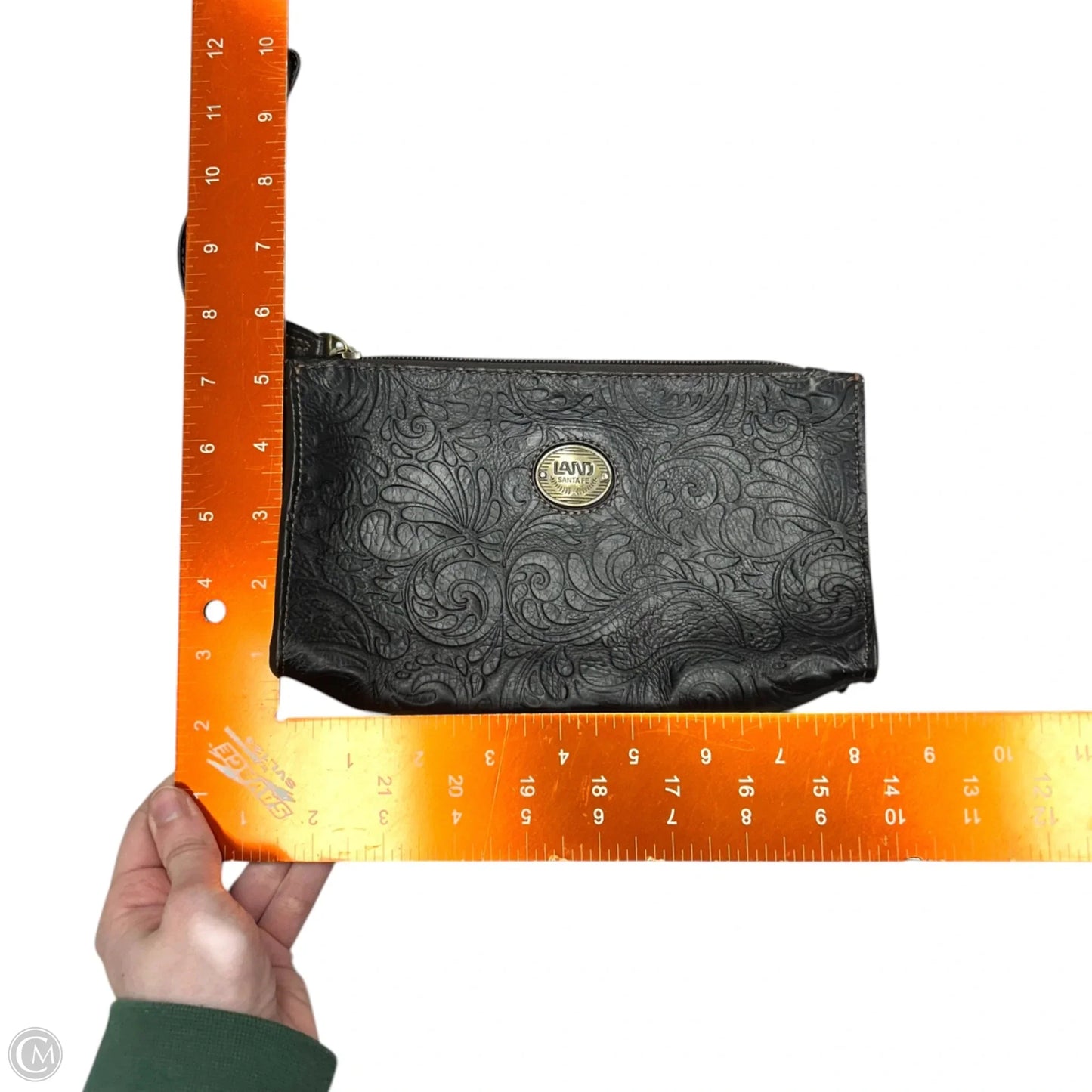 Wristlet Leather By Land, Size: Medium