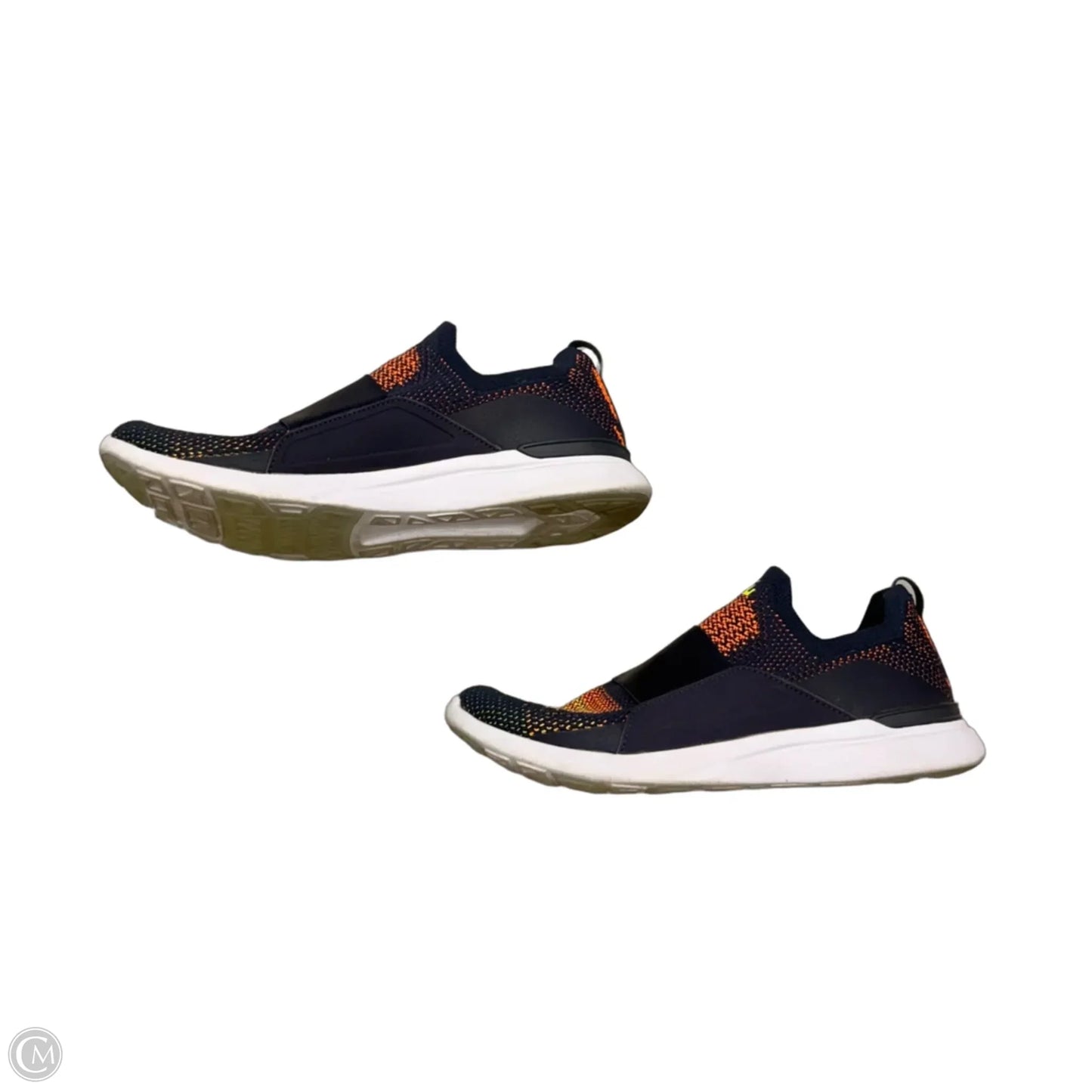 Shoes Designer By Apl In Blue & Red, Size: 9
