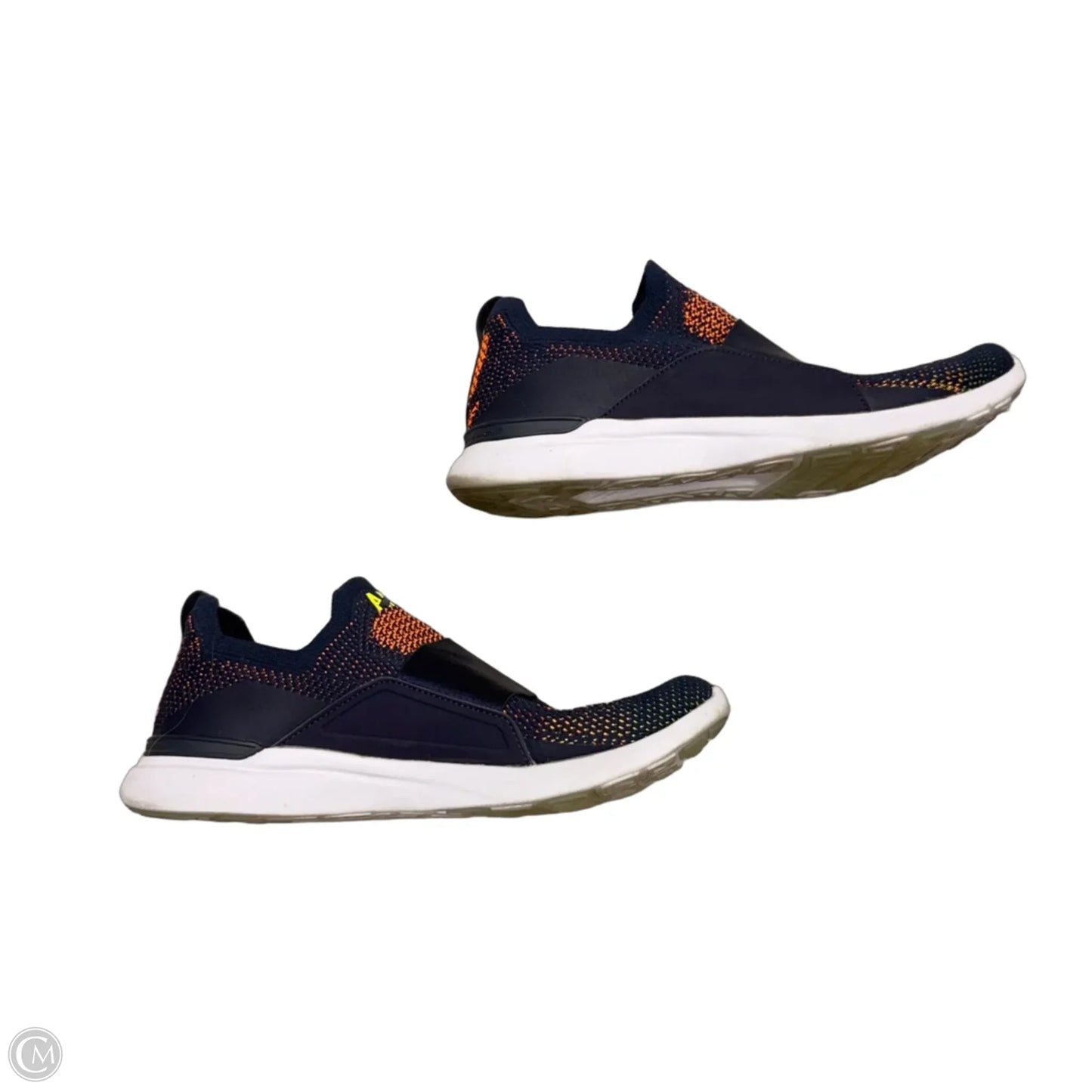 Shoes Designer By Apl In Blue & Red, Size: 9