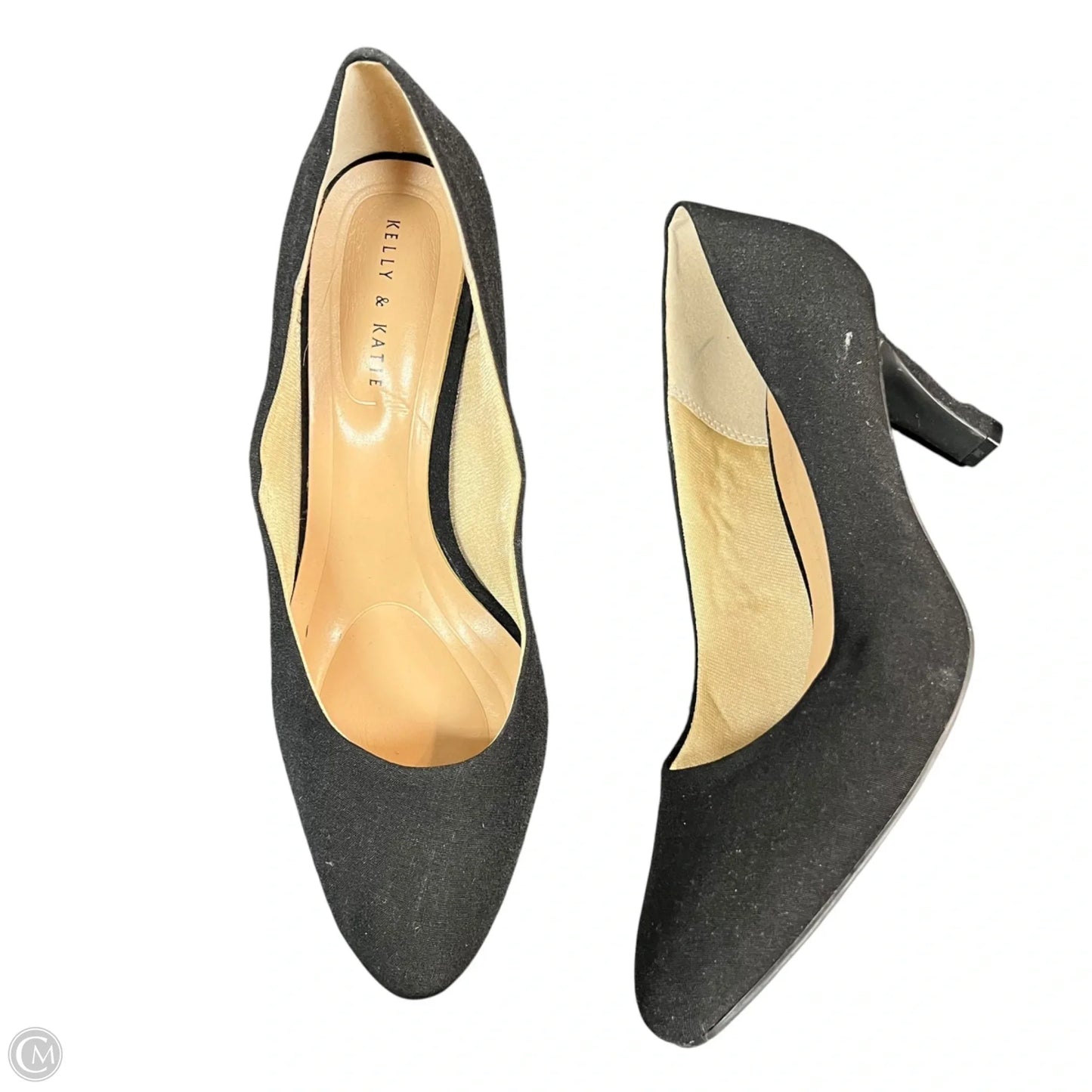 Shoes Heels Kitten By Kelly And Katie In Black, Size: 7.5