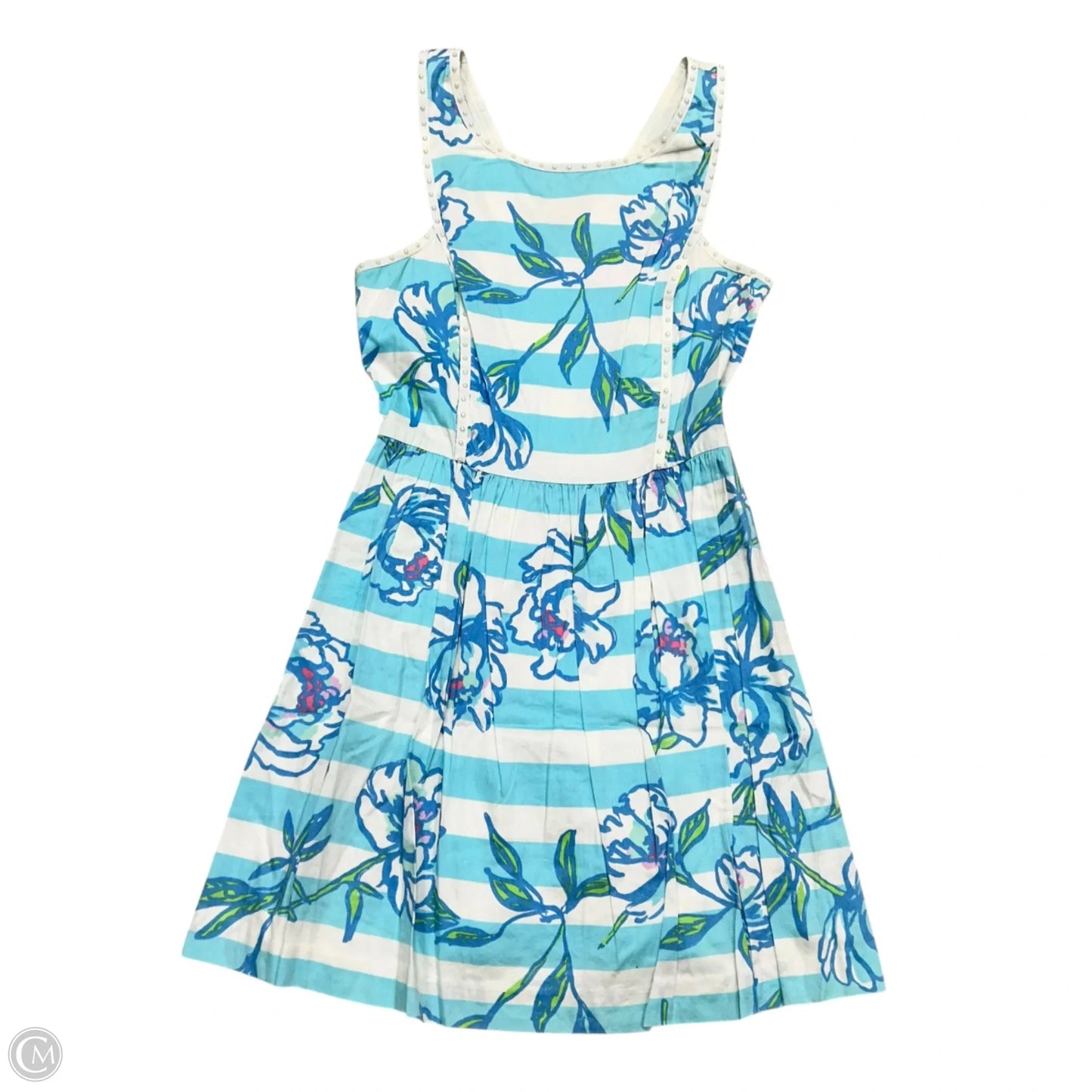 Dress Designer By Lilly Pulitzer In Blue & White, Size: Xs