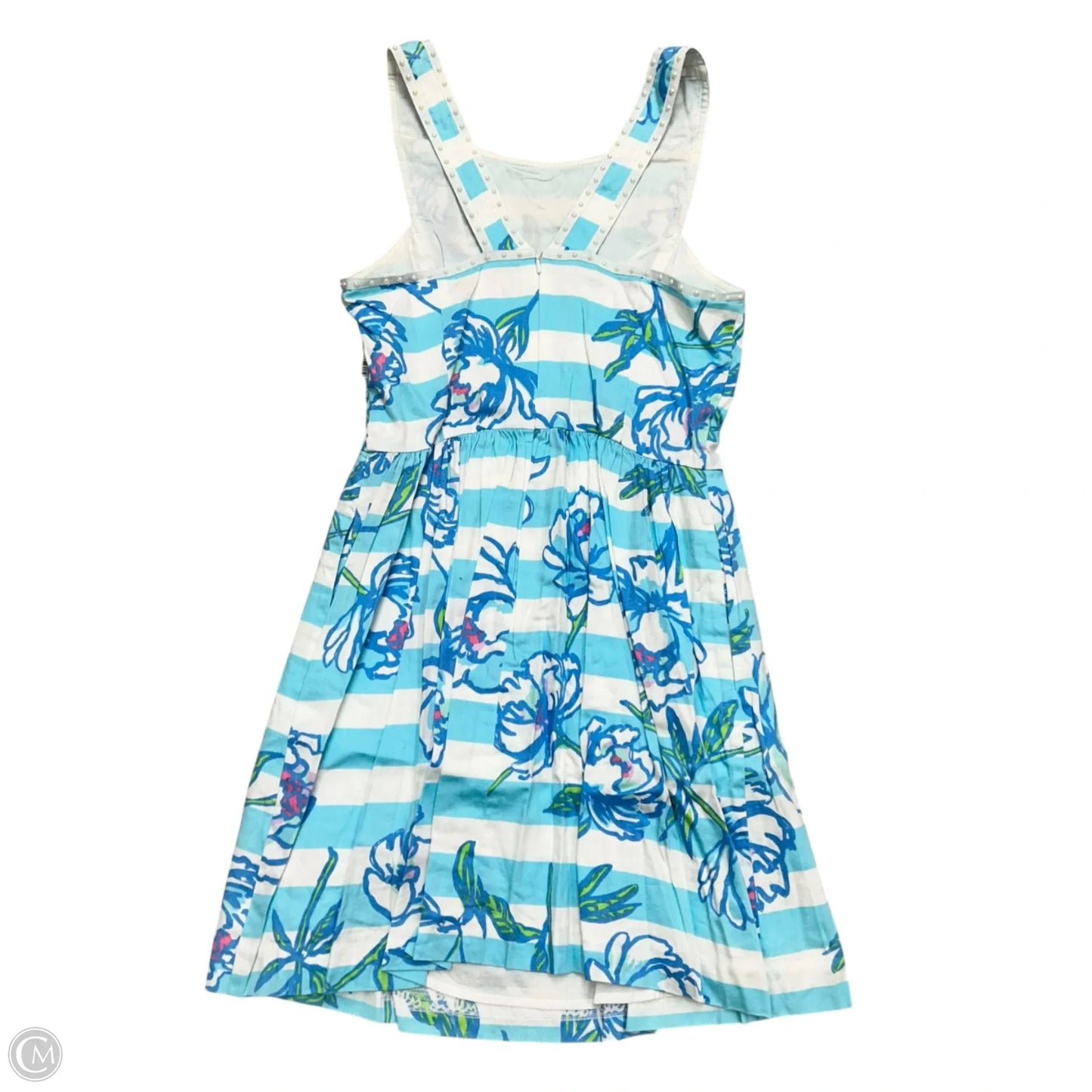 Dress Designer By Lilly Pulitzer In Blue & White, Size: Xs