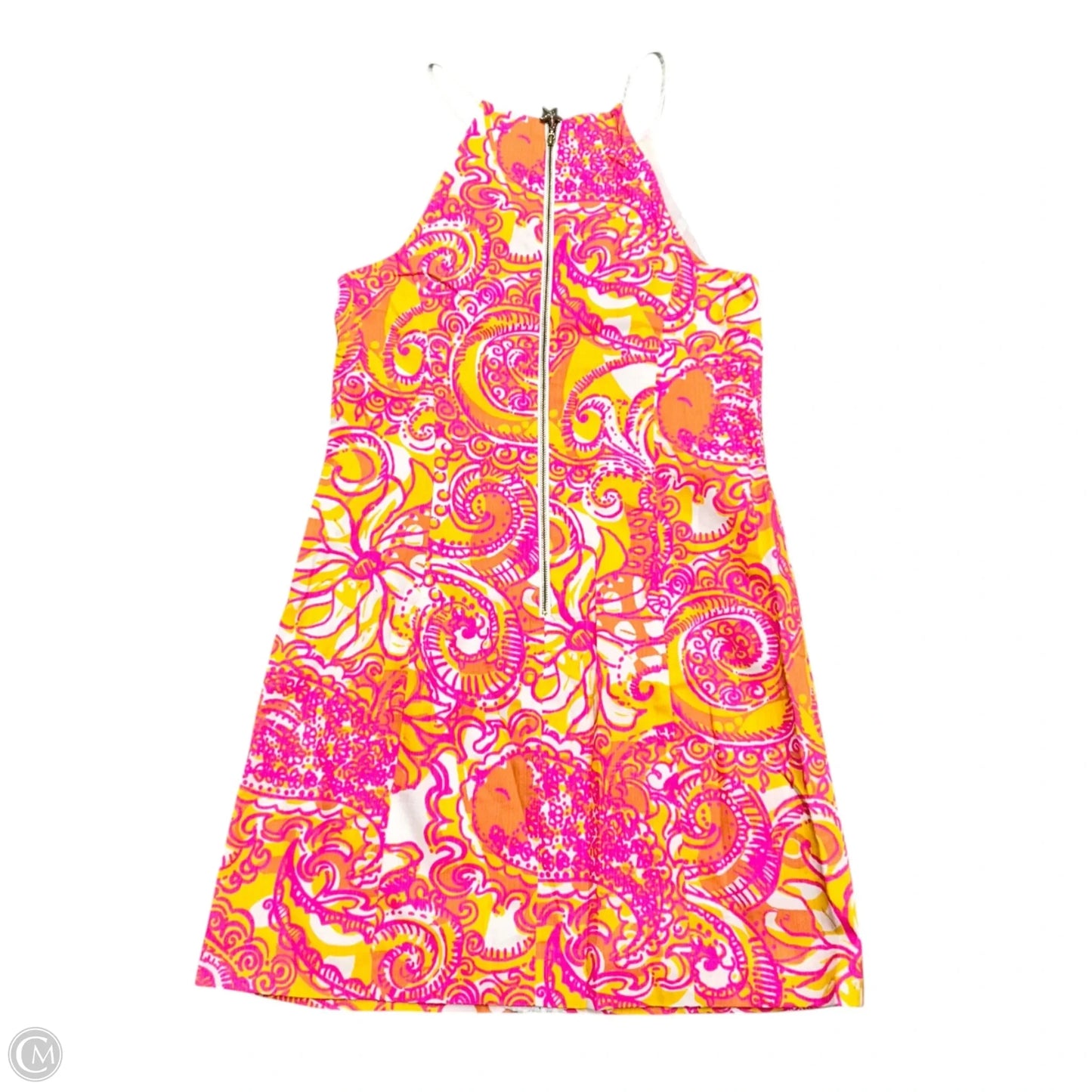 Dress Designer By Lilly Pulitzer In Orange & Pink, Size: S